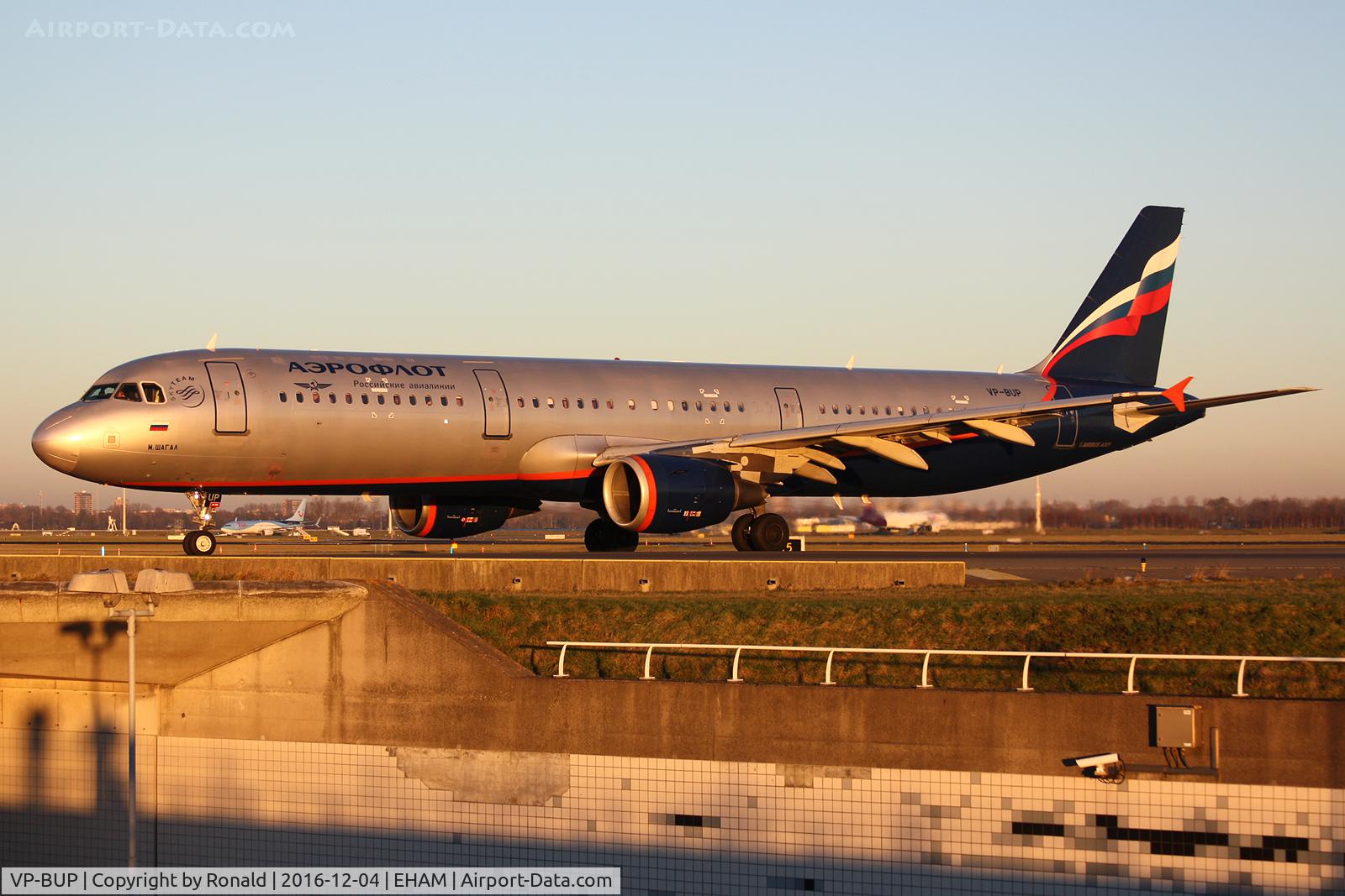 VP-BUP, 2007 Airbus A321-211 C/N 3334, at spl