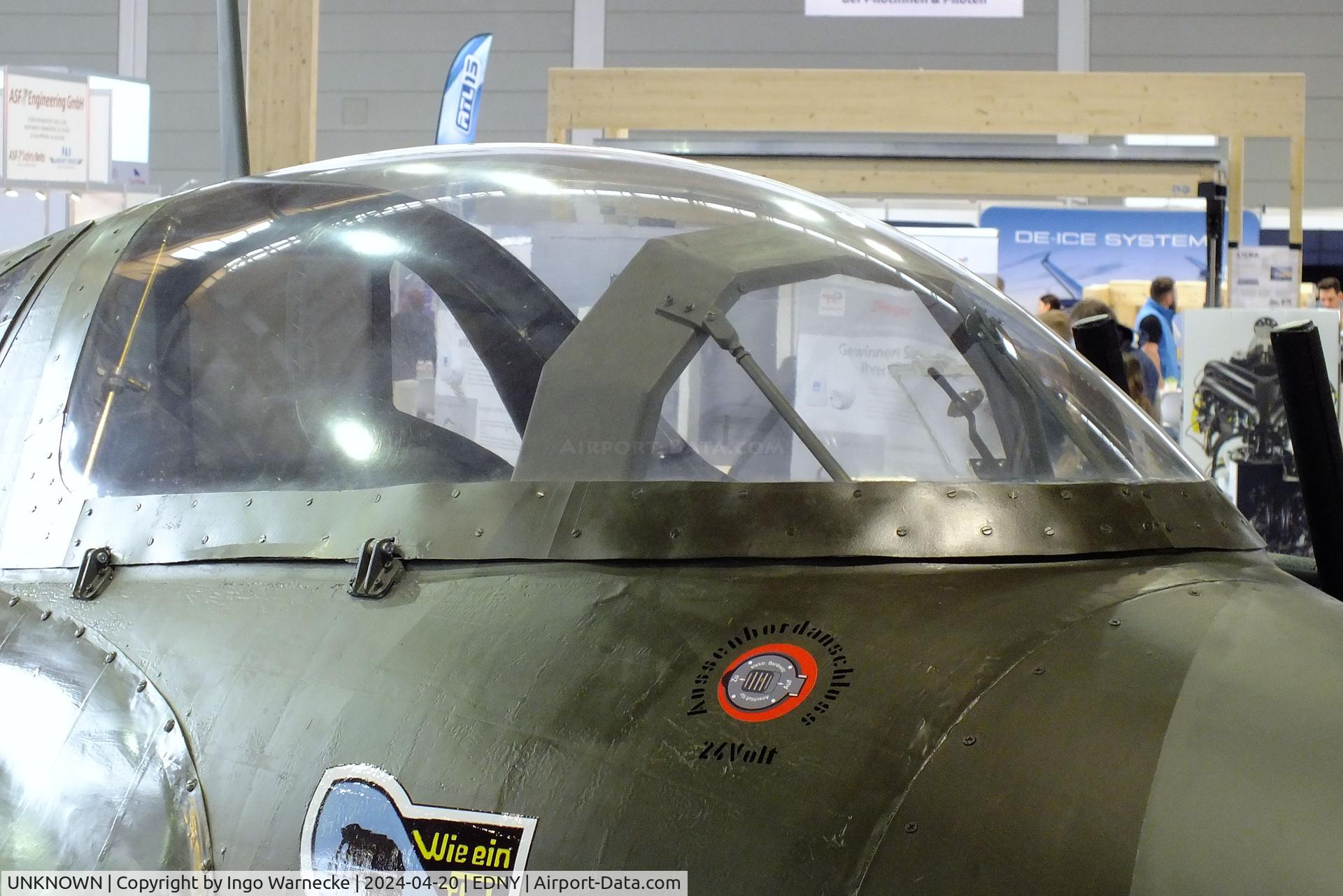 UNKNOWN, 2024 Heinz-Dieter Sippel Me 163 Komet replica C/N 01, Heinz-Dieter Sippel Me 163B Komet ultralight replica with JetCat P1000 Pro turbojet (first powered flight expected soon) at the AERO 2024, Friedrichshafen