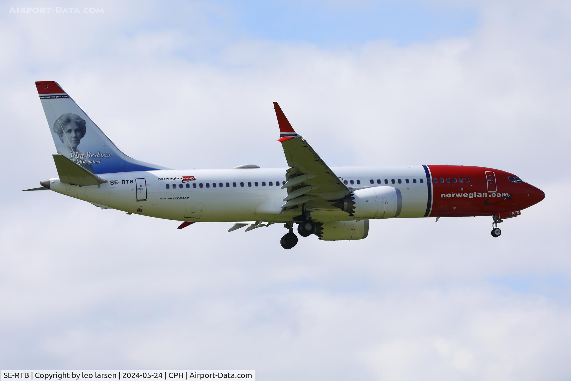SE-RTB, 2018 Boeing 737-8 MAX C/N 63972, Copenhagen 24.5.2024