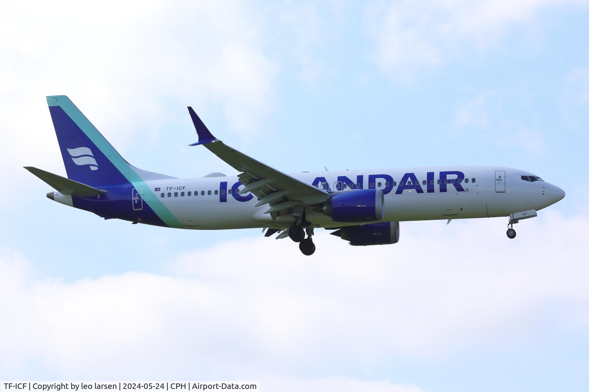 TF-ICF, 2018 Boeing 737-8 C/N 42834, Copenhagen 24.5.2024