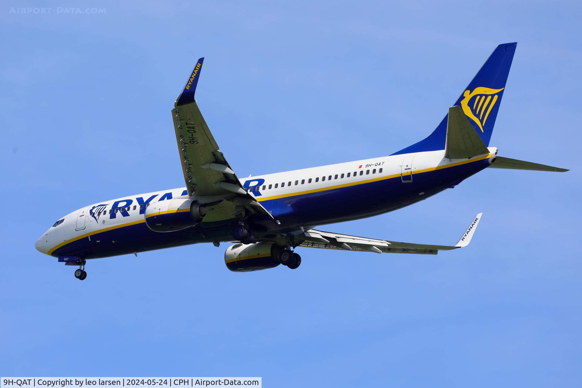 9H-QAT, 2015 Boeing 737-8AS C/N 44694, Copenhagen 24.5.2024