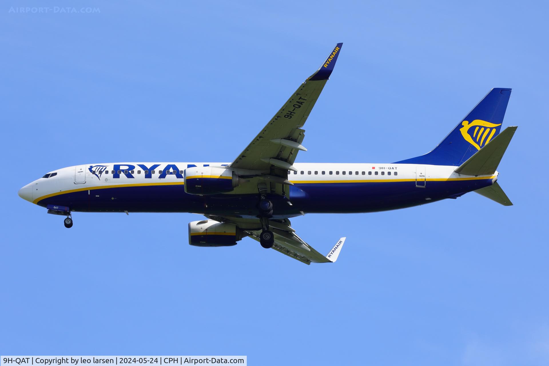 9H-QAT, 2015 Boeing 737-8AS C/N 44694, Copenhagen 24.5.2024