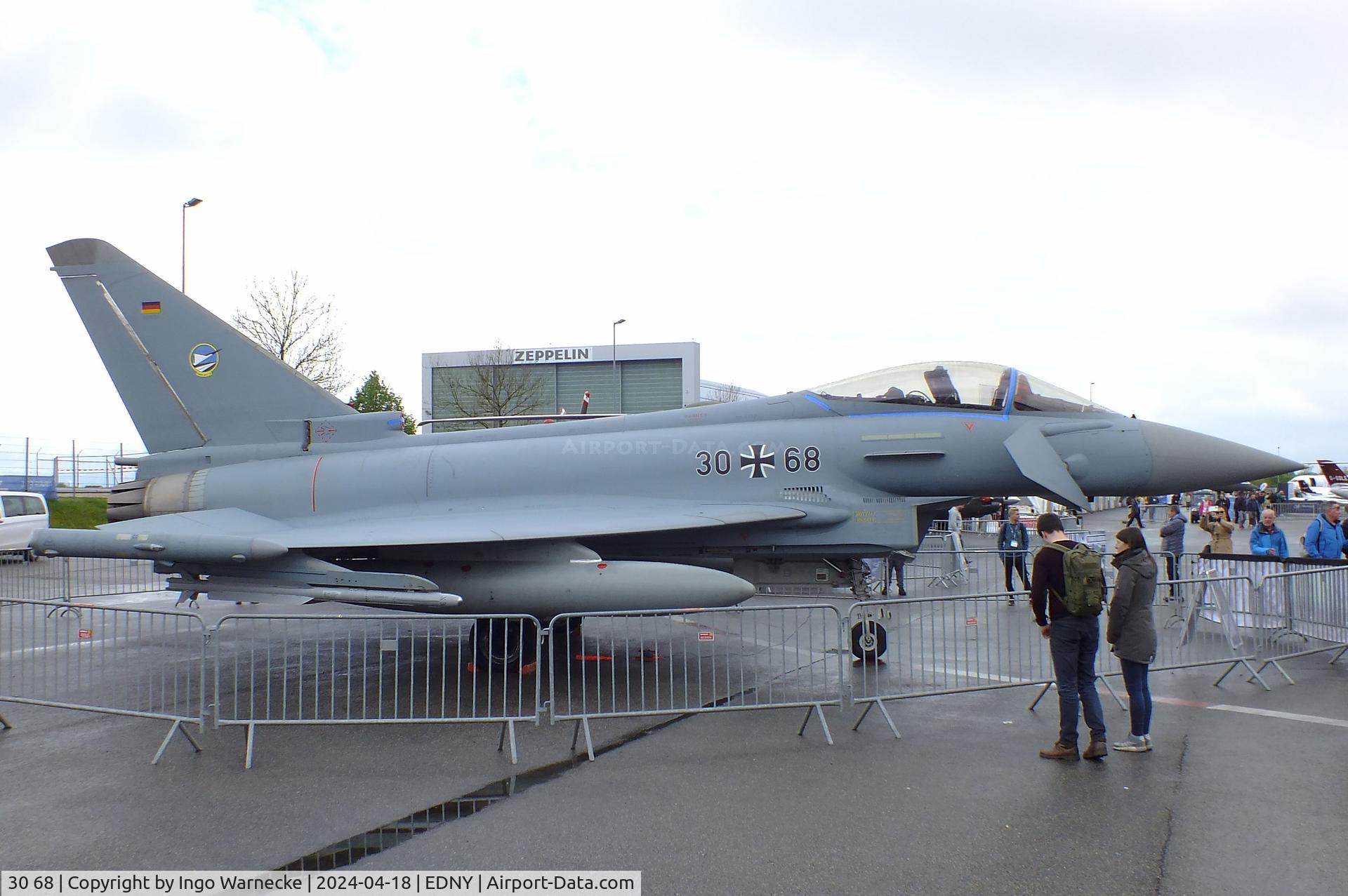 30 68, 2014 Eurofighter EF-2000 Typhoon C/N GS050, Eurofighter EF2000 of the Luftwaffe (German Air Force) at the AERO 2024, Friedrichshafen