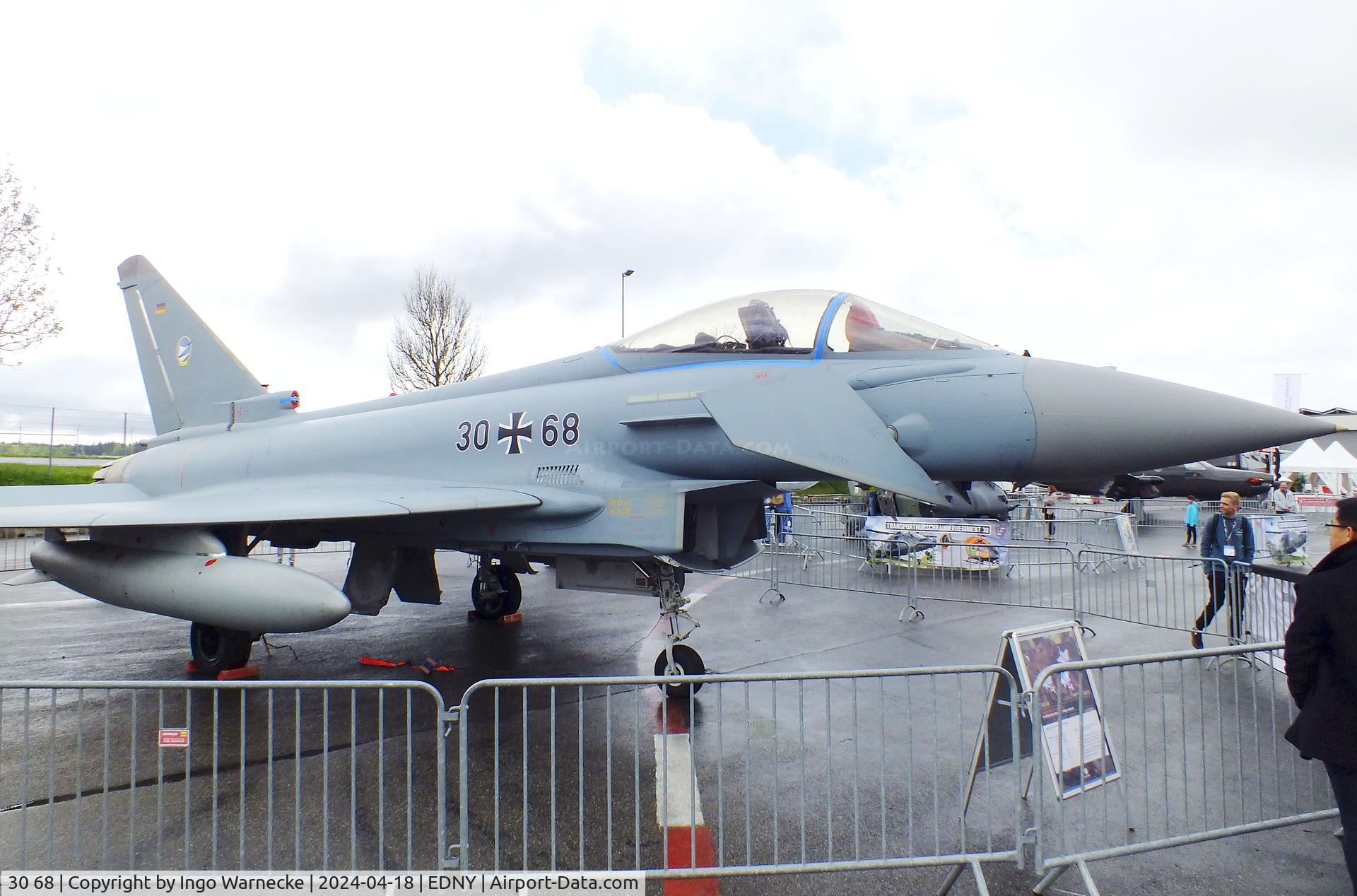 30 68, 2014 Eurofighter EF-2000 Typhoon C/N GS050, Eurofighter EF2000 of the Luftwaffe (German Air Force) at the AERO 2024, Friedrichshafen