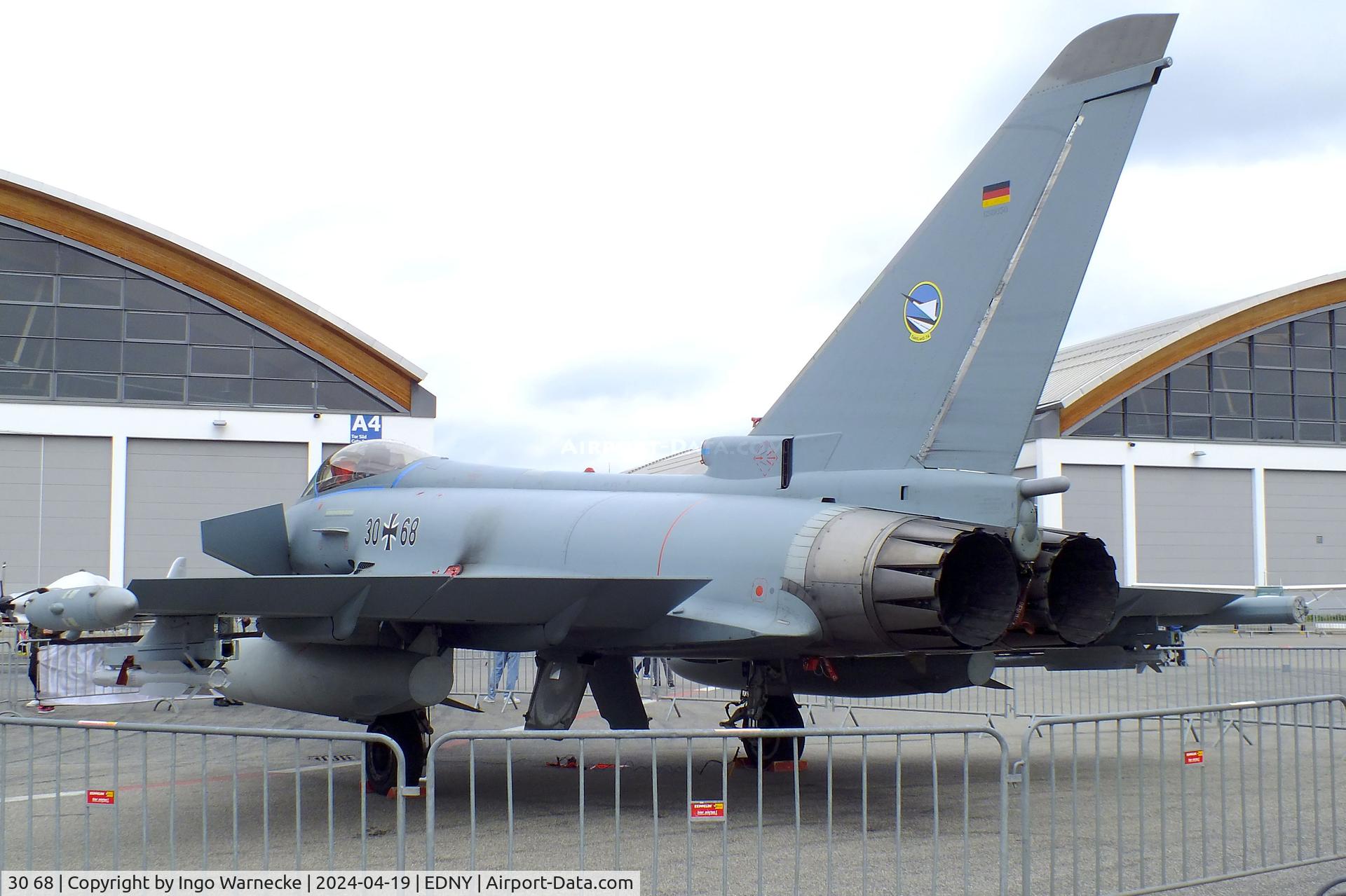 30 68, 2014 Eurofighter EF-2000 Typhoon C/N GS050, Eurofighter EF2000 of the Luftwaffe (German Air Force) at the AERO 2024, Friedrichshafen