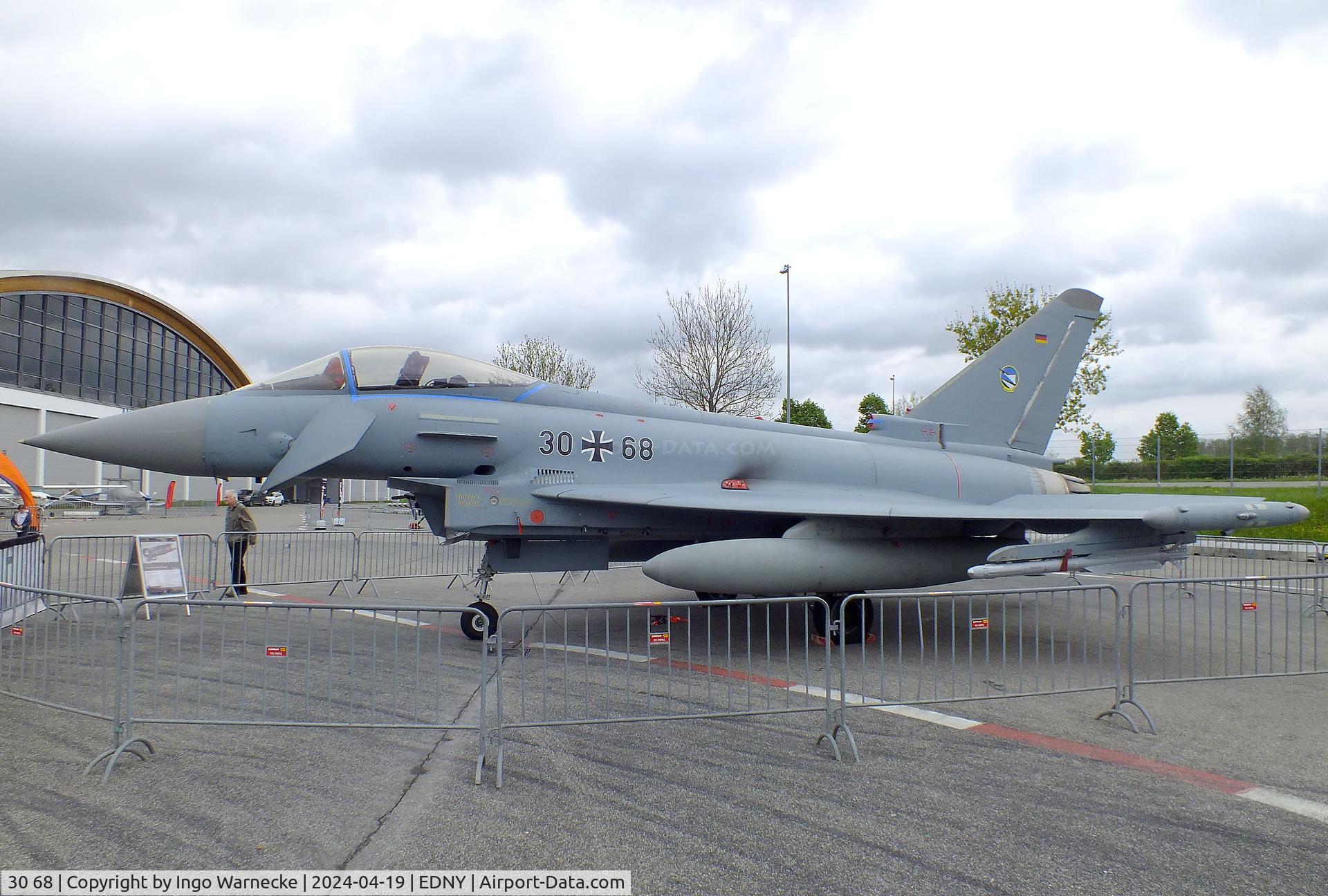 30 68, 2014 Eurofighter EF-2000 Typhoon C/N GS050, Eurofighter EF2000 of the Luftwaffe (German Air Force) at the AERO 2024, Friedrichshafen