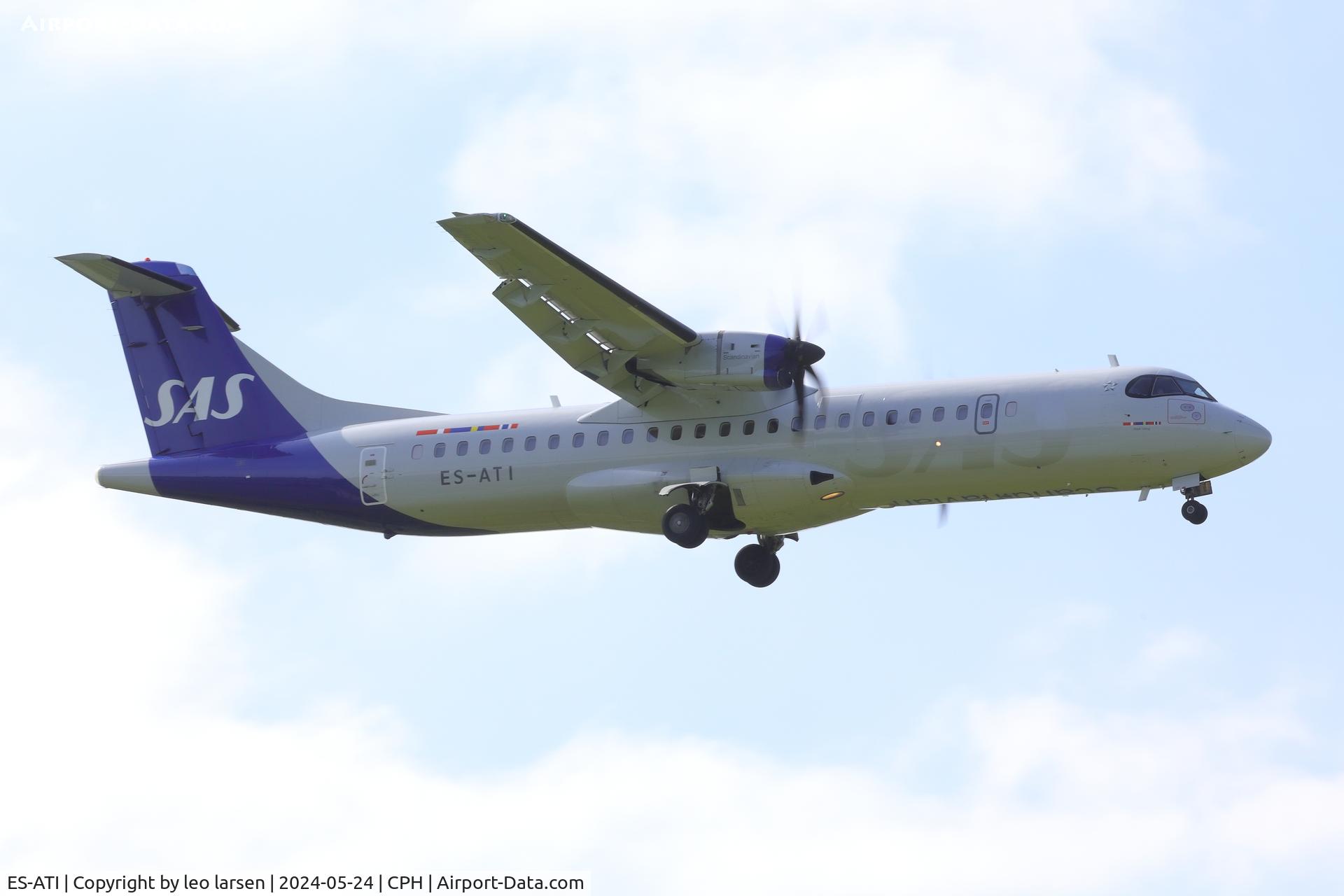 ES-ATI, 2013 ATR 72-600 (72-212A) C/N 1075, Copenhagen 24.5.2024