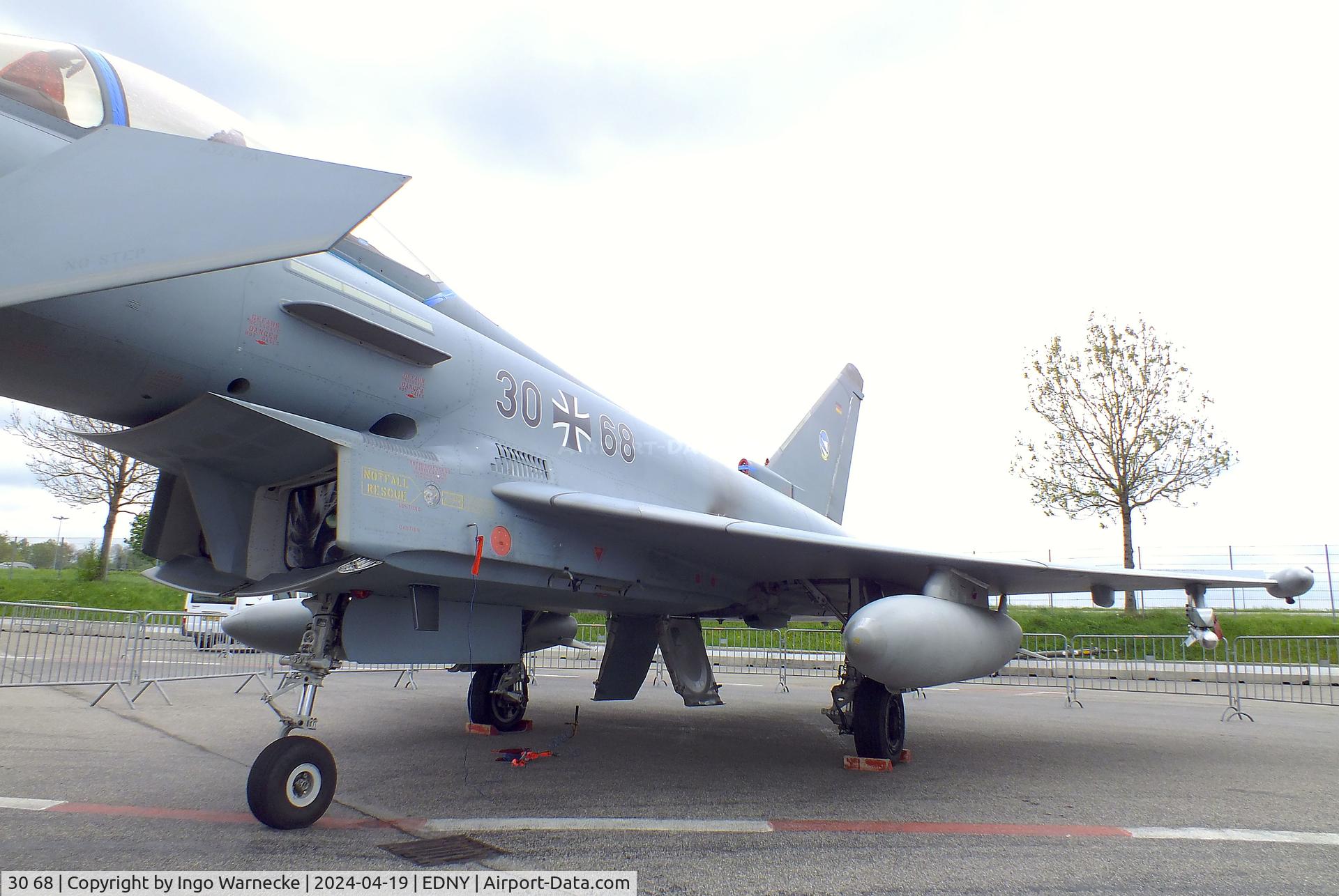 30 68, 2014 Eurofighter EF-2000 Typhoon C/N GS050, Eurofighter EF2000 of the Luftwaffe (German Air Force) at the AERO 2024, Friedrichshafen