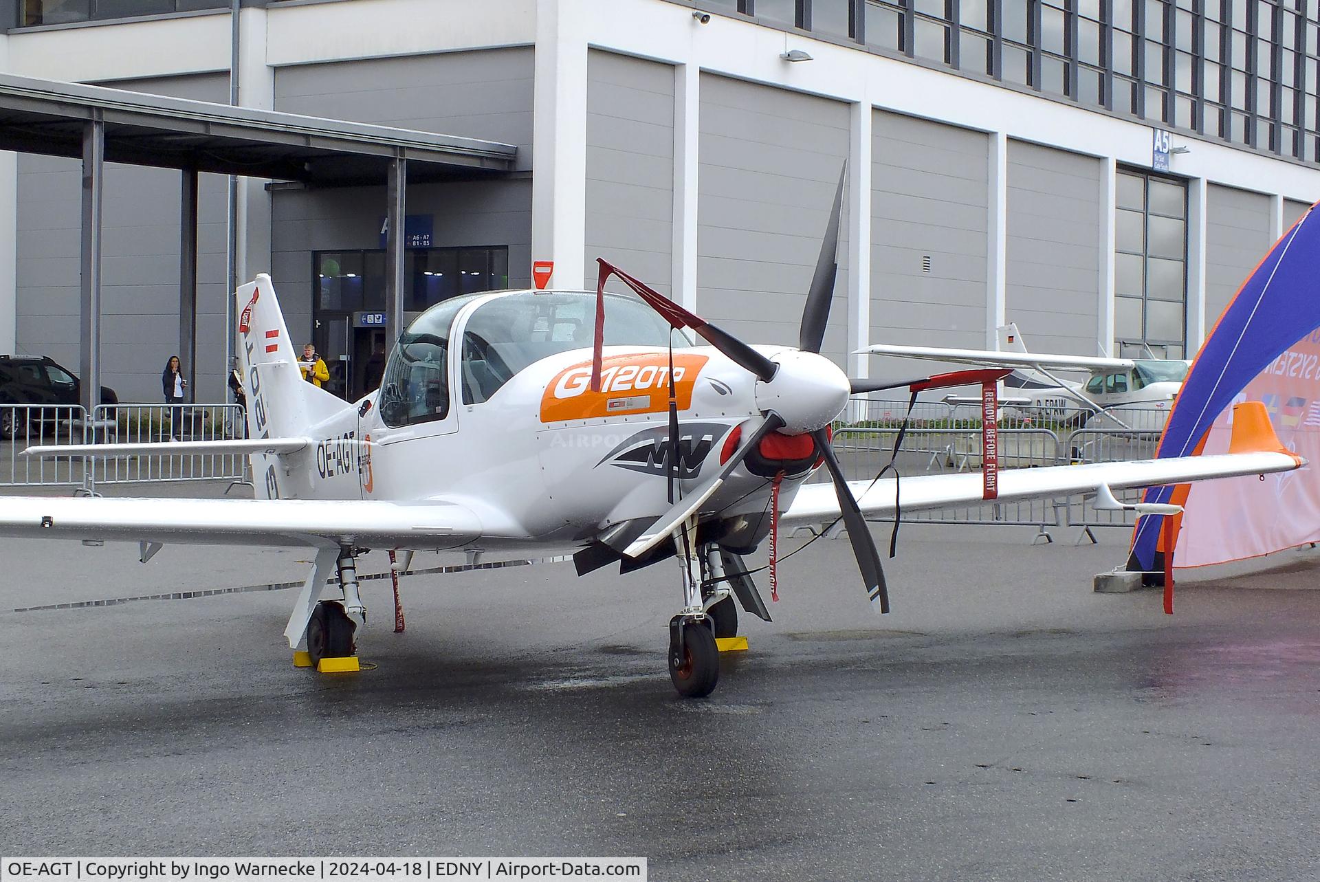OE-AGT, Grob G-120TP-A C/N 11108, Grob G.120TP-A at the AERO 2024, Friedrichshafen