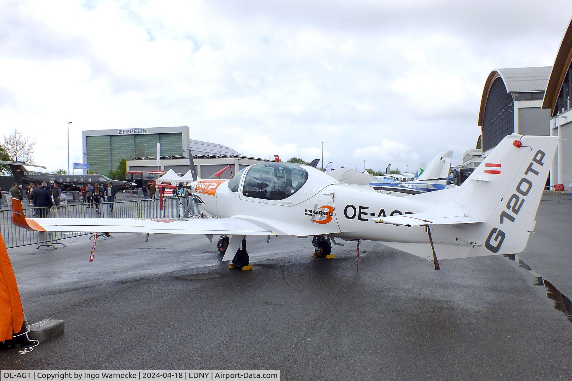 OE-AGT, Grob G-120TP-A C/N 11108, Grob G.120TP-A at the AERO 2024, Friedrichshafen