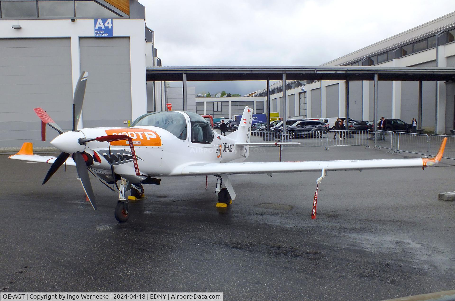 OE-AGT, Grob G-120TP-A C/N 11108, Grob G.120TP-A at the AERO 2024, Friedrichshafen