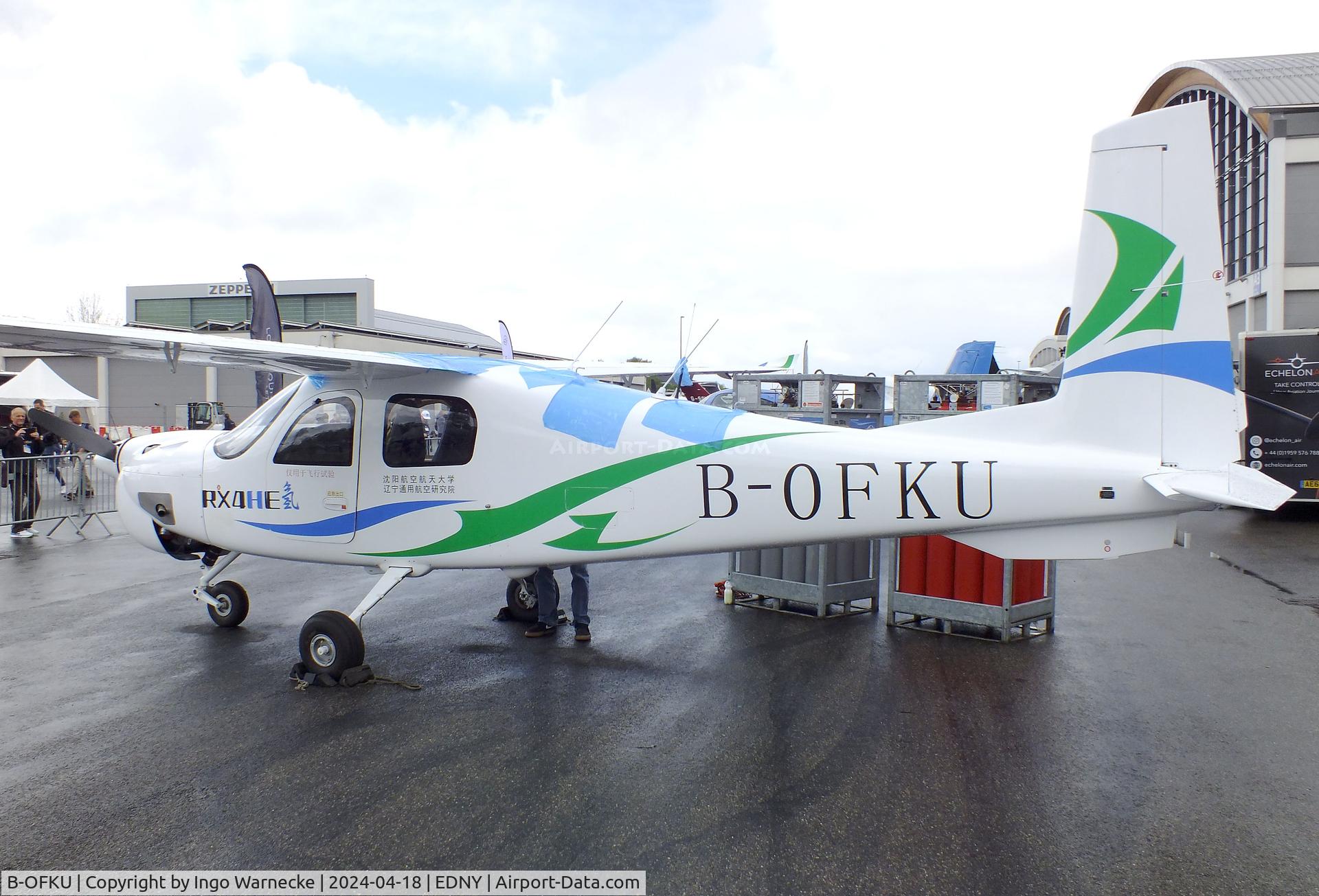B-OFKU, 2023 Liaoning Ruixiang RX4HE C/N Unknown, Rhyen Aircraft Industry (Liaoning Ruixiang) RX4HE with hydrogen engine at the AERO 2024, Friedrichshafen