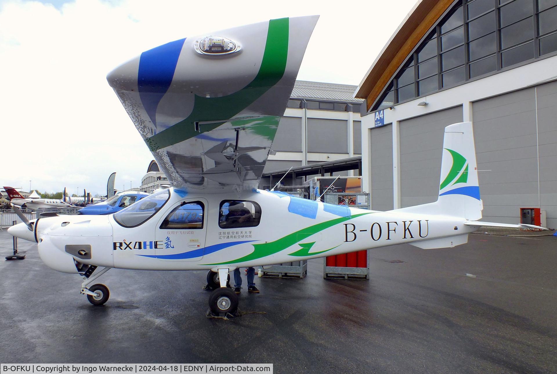 B-OFKU, 2023 Liaoning Ruixiang RX4HE C/N Unknown, Rhyen Aircraft Industry (Liaoning Ruixiang) RX4HE with hydrogen engine at the AERO 2024, Friedrichshafen