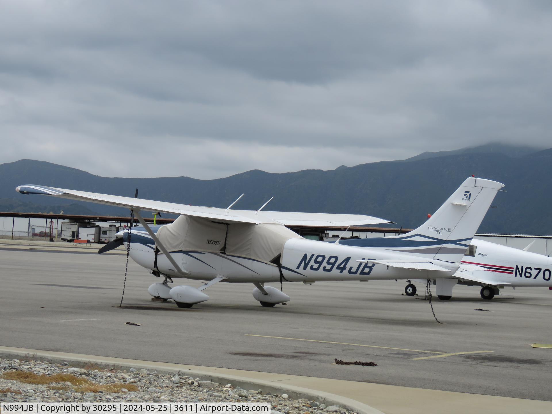 N994JB, 2007 Cessna T182T Turbo Skylane C/N T18208680, Parked