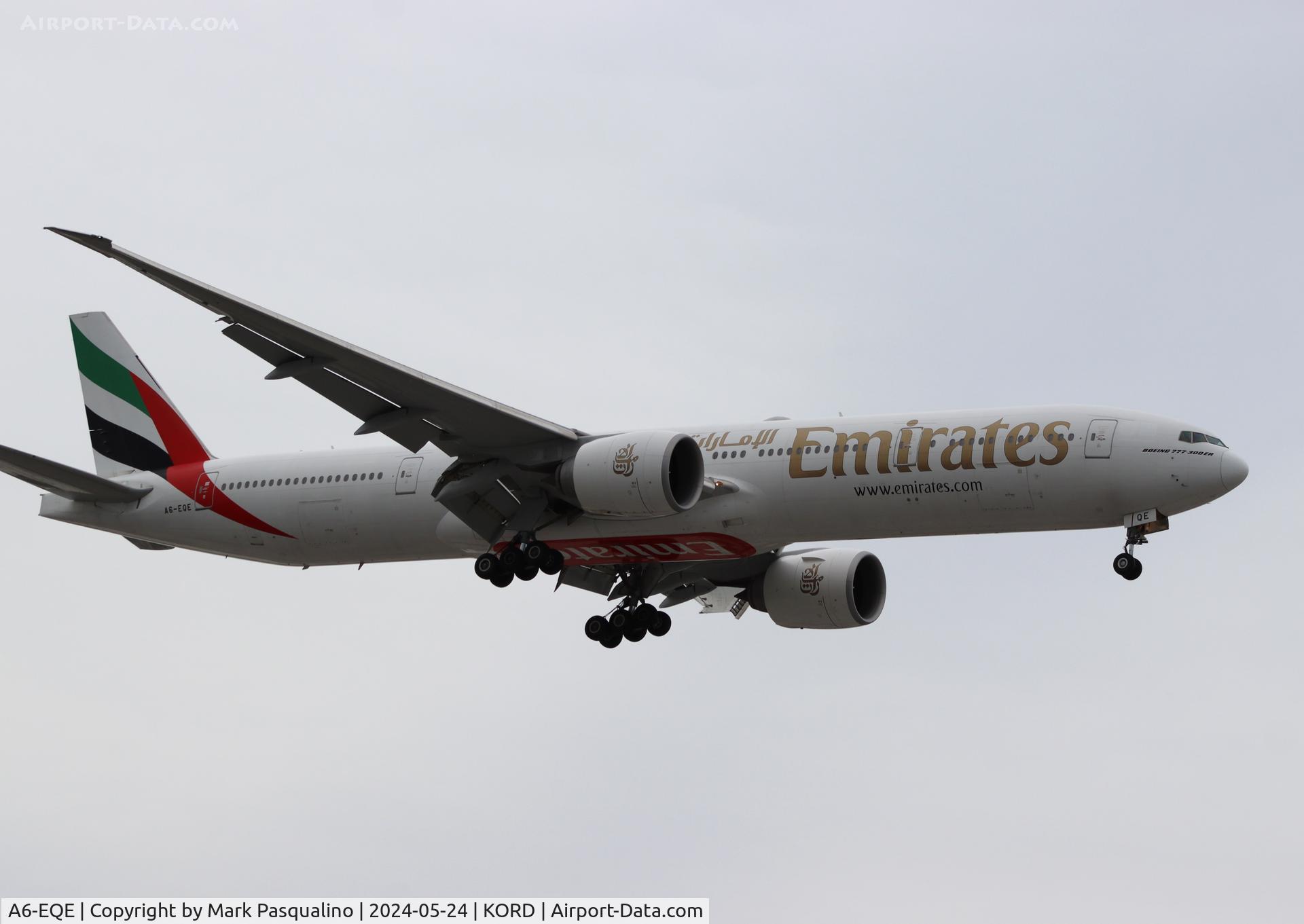 A6-EQE, 2017 Boeing 777-31H/ER C/N 42350, Boeing 777-31H/ER