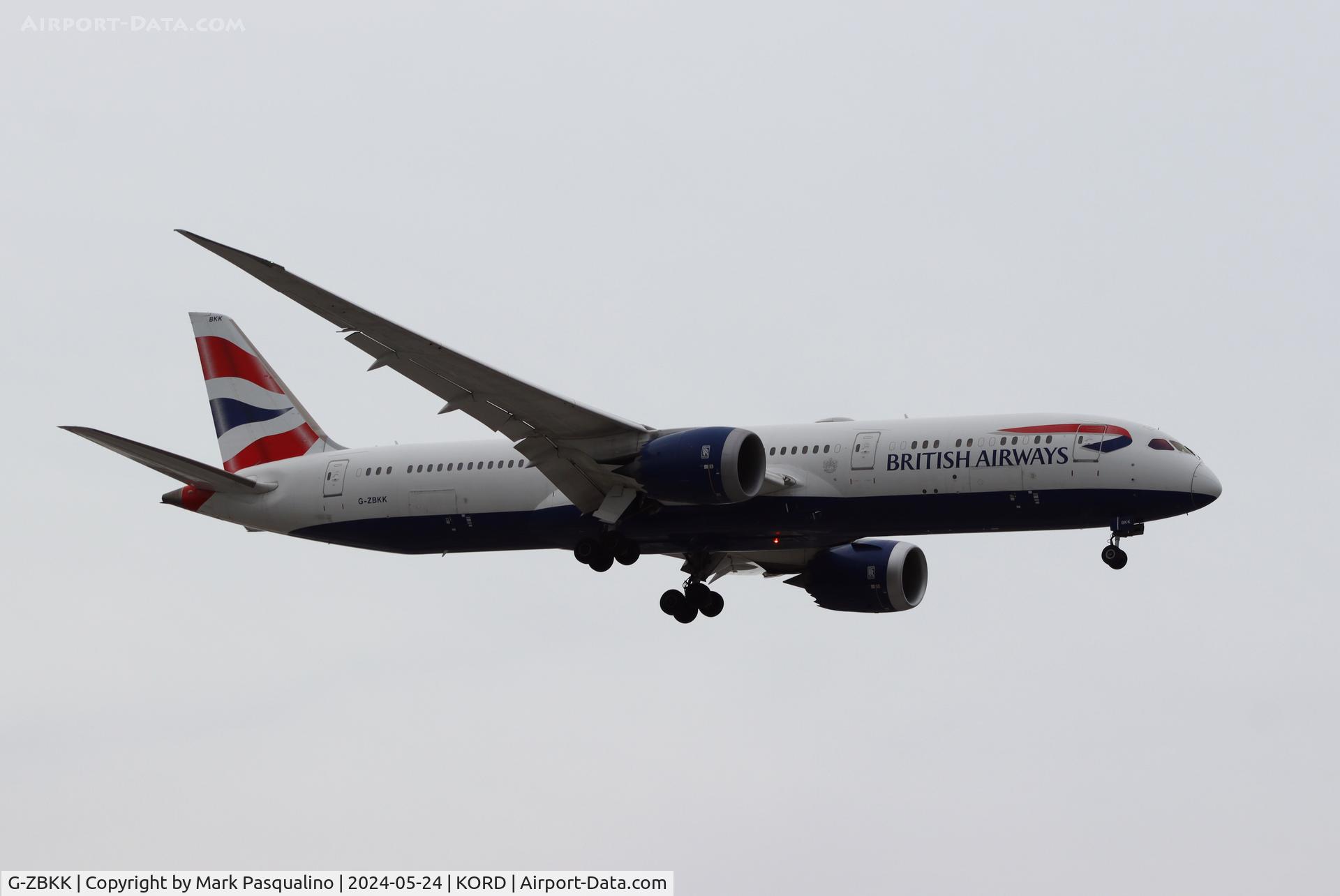 G-ZBKK, 2016 Boeing 787-9 Dreamliner C/N 38627, Boeing 787-9