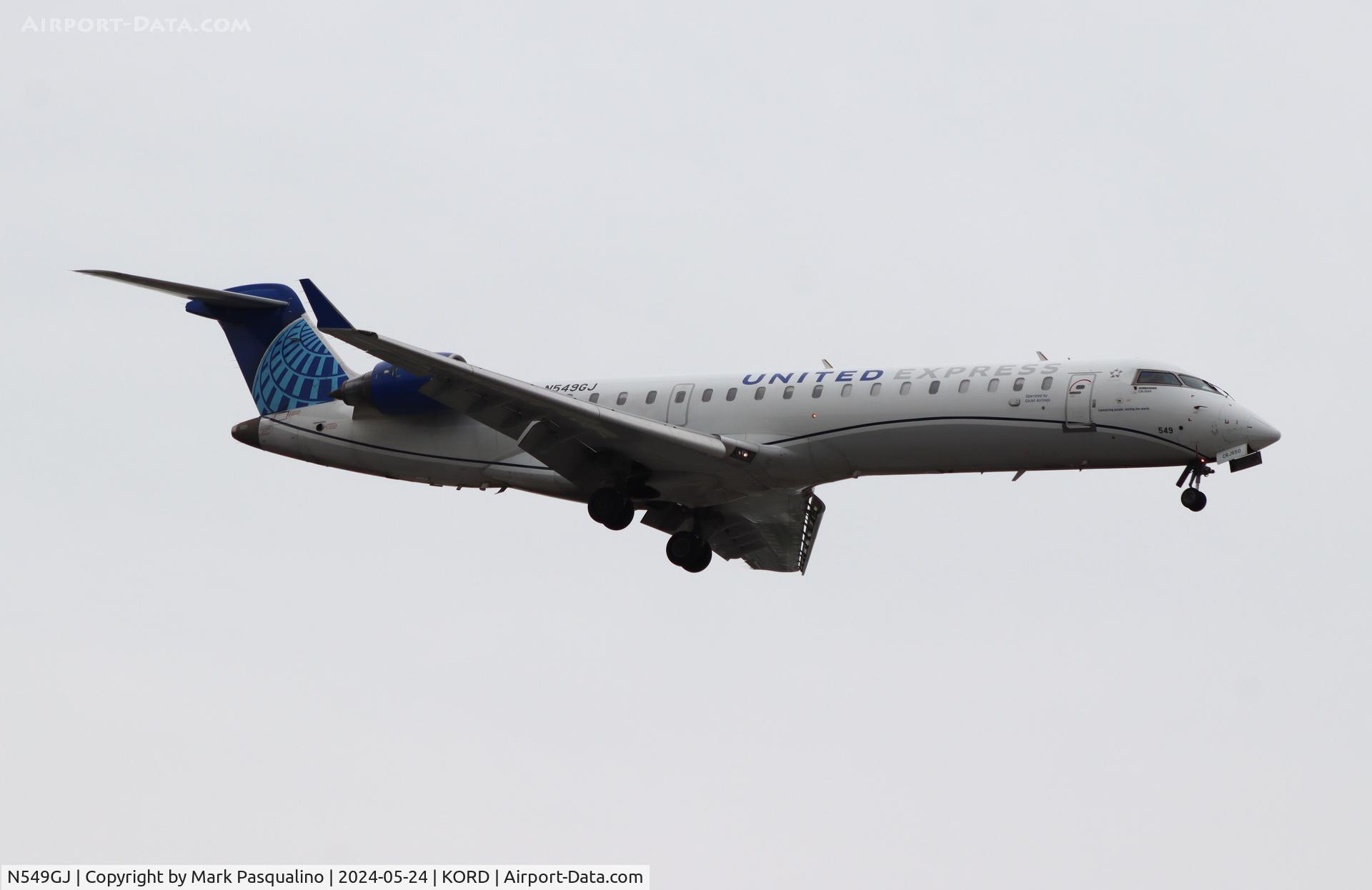 N549GJ, 2009 Bombardier CRJ-550 C/N 10280, CL-600-2C10
