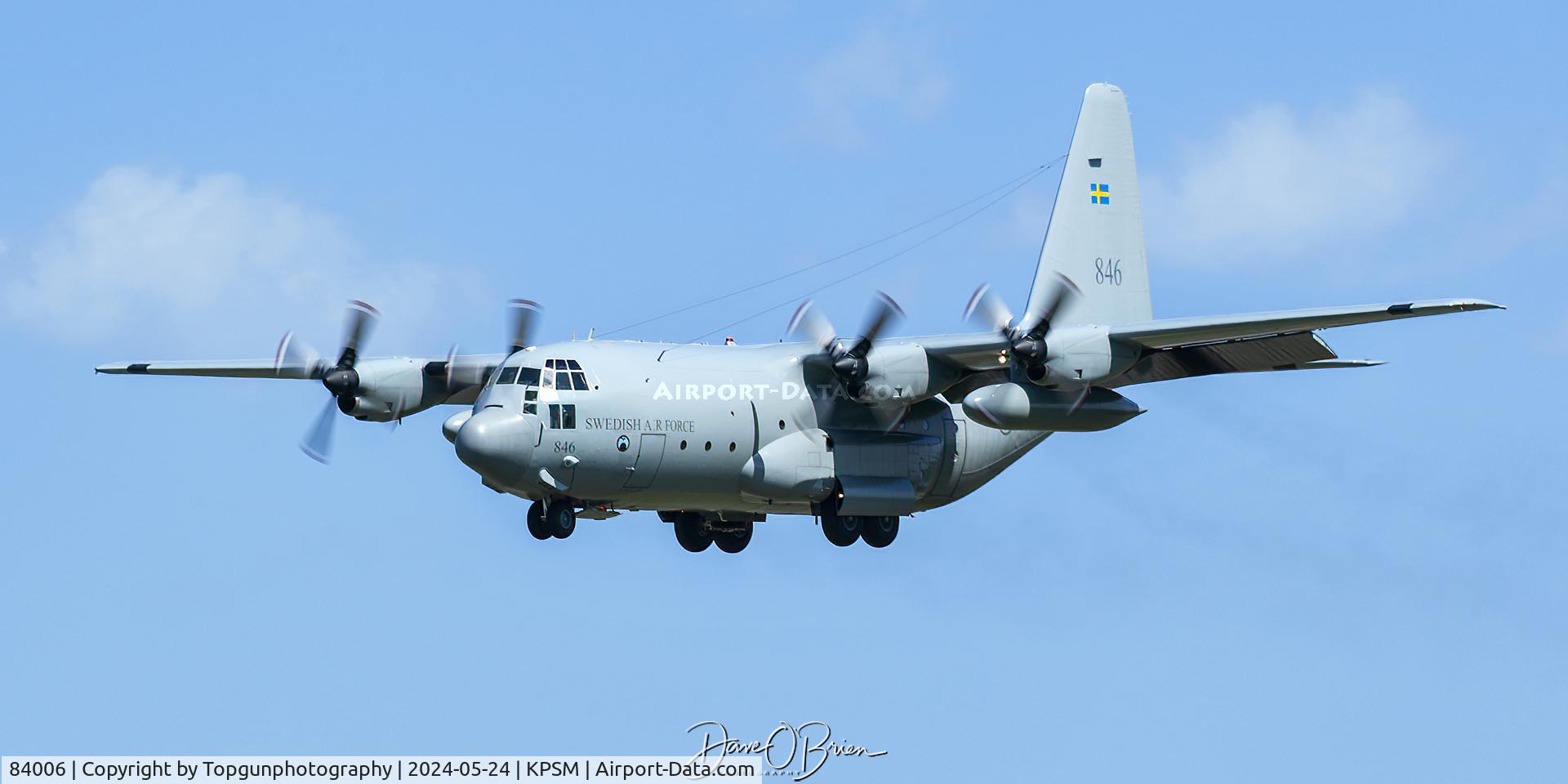84006, 1981 Lockheed C-130H Hercules C/N 382-4885, SVF819 / C-130H	
71st Airlift Sq / Swedish Air Force
