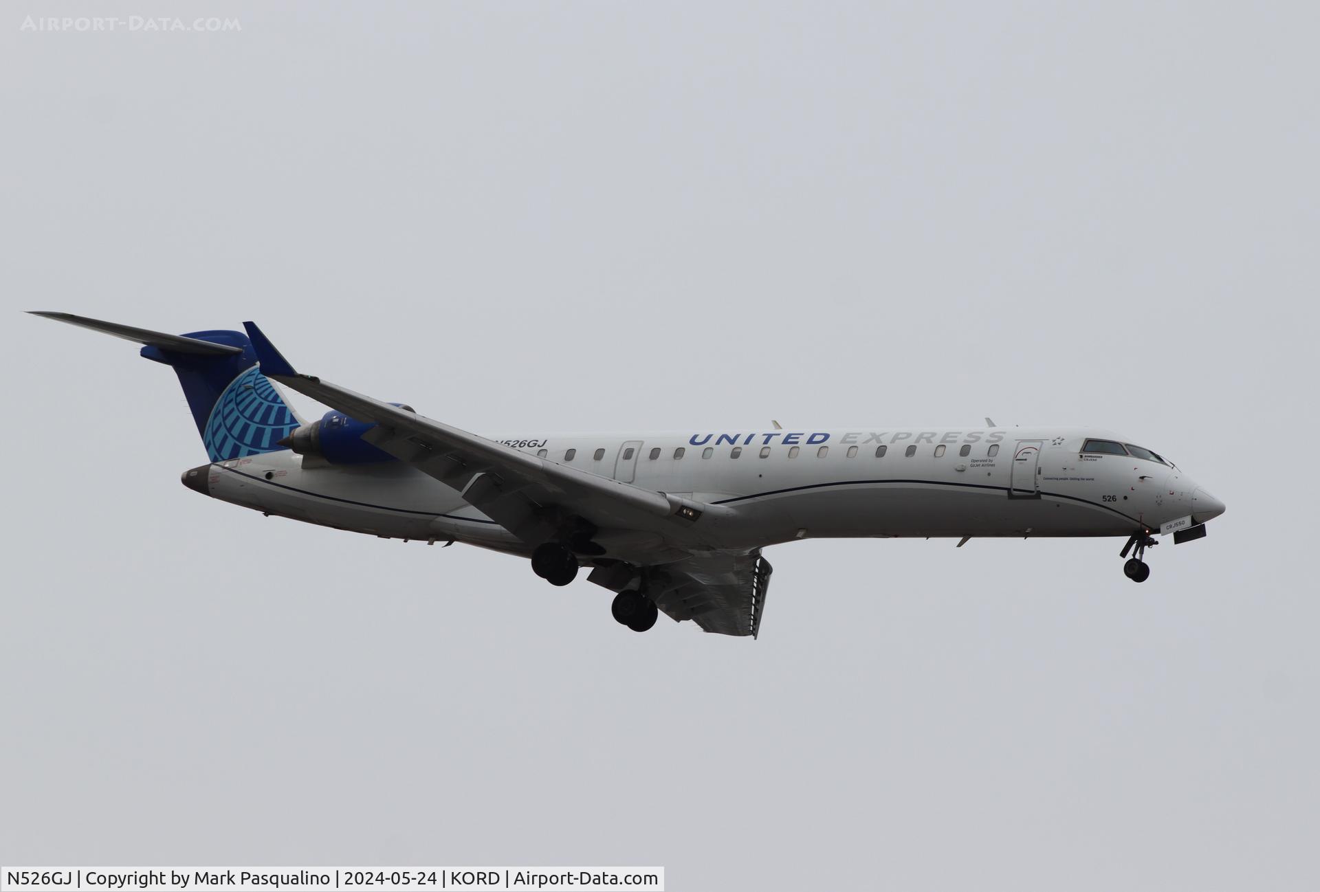 N526GJ, 2003 Bombardier CRJ-700 (CL-600-2C10) Regional Jet C/N 10129, CL-600-2C10