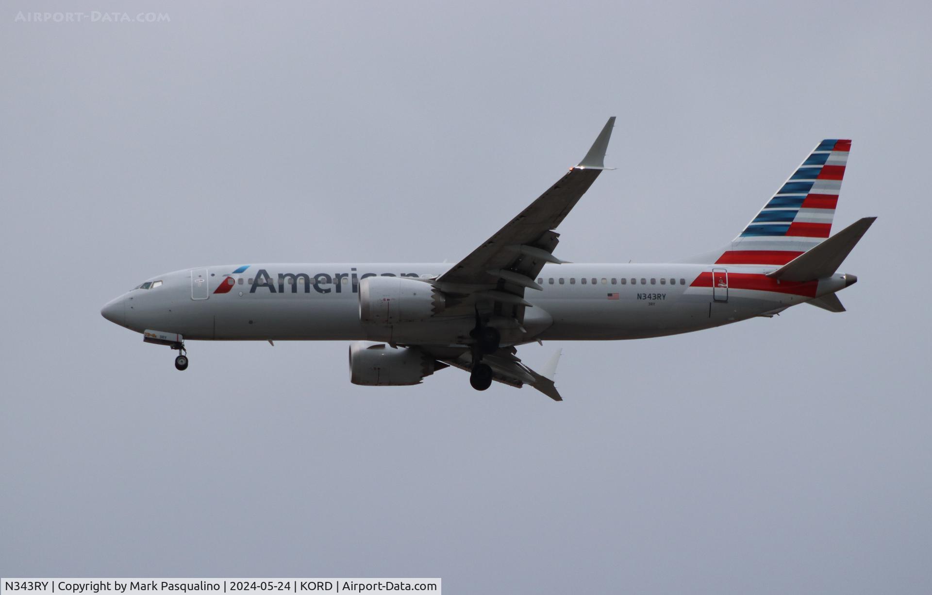 N343RY, 2019 Boeing 737-8 MAX C/N 44467, Boeing 737-8 MAX