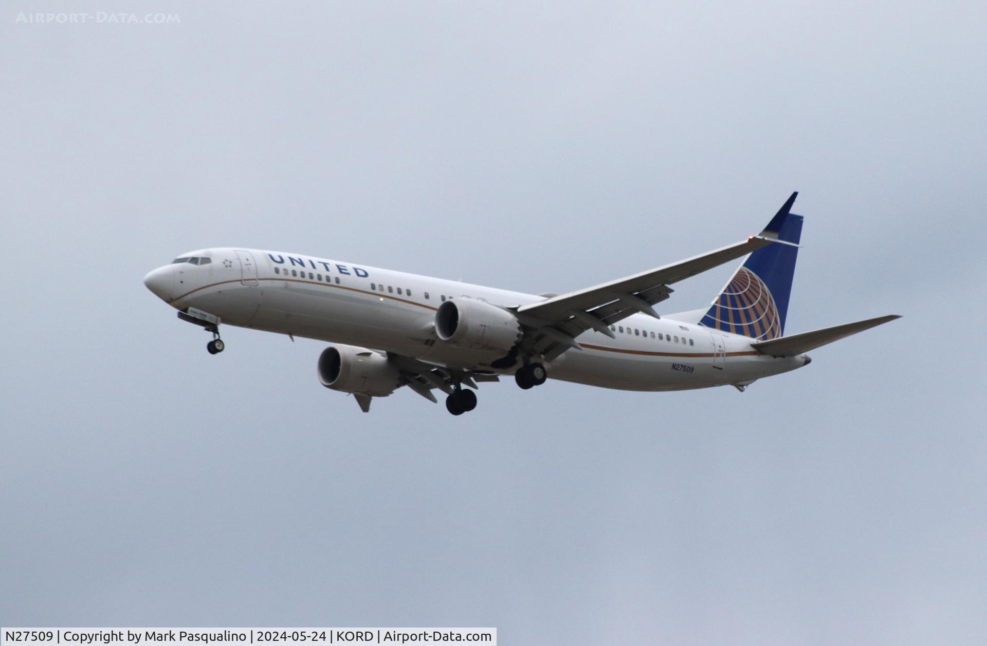 N27509, 2018 Boeing 737-9 MAX C/N 43443, Boeing 737-9 MAX