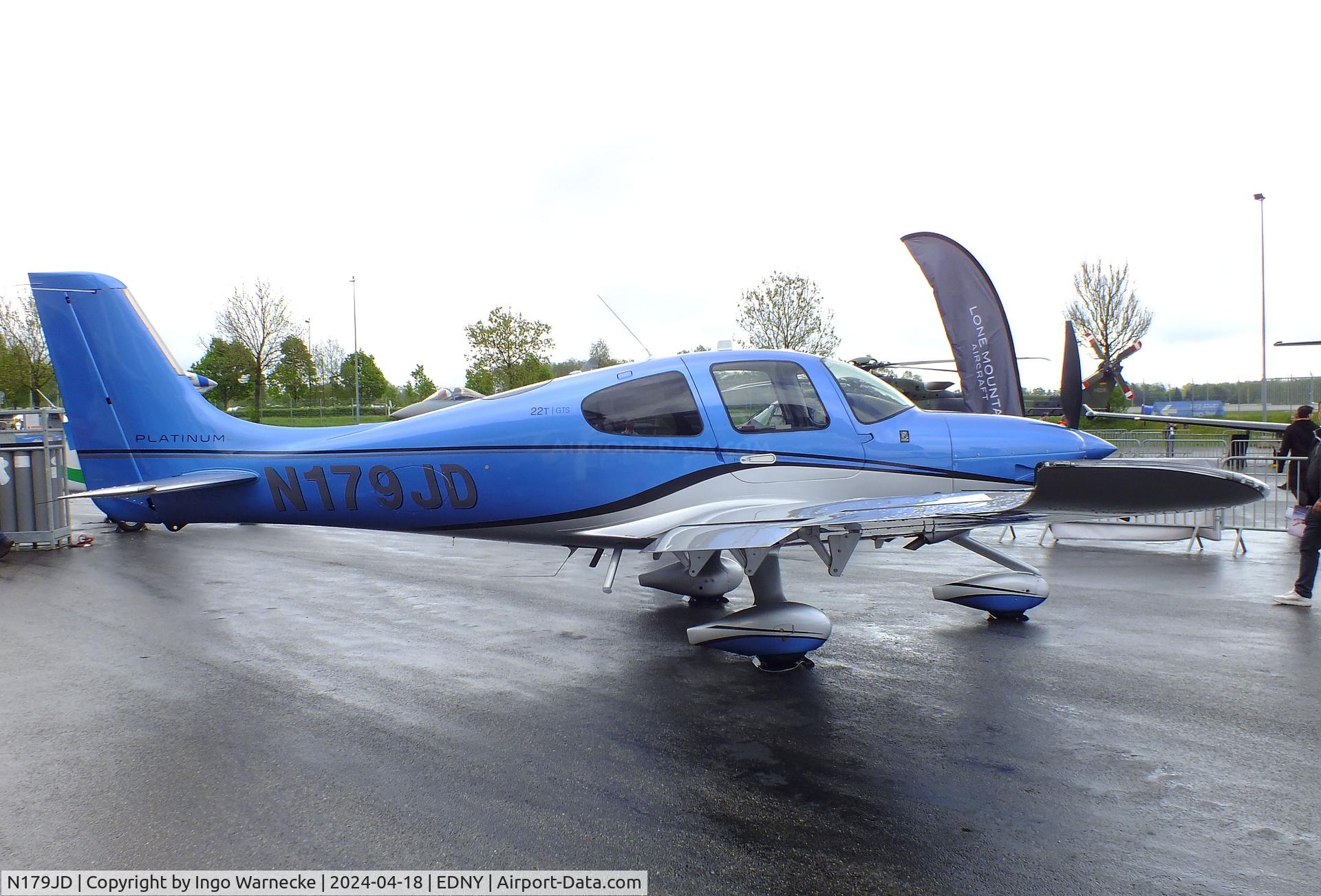N179JD, 2017 Cirrus SR-22T GTS Platinum C/N 1527, Cirrus SR22T GTS Platinum at the AERO 2024, Friedrichshafen