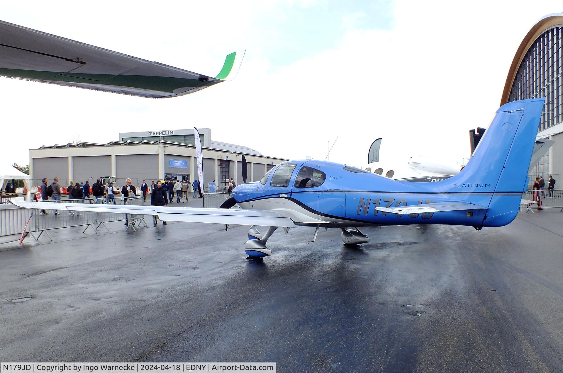 N179JD, 2017 Cirrus SR-22T GTS Platinum C/N 1527, Cirrus SR22T GTS Platinum at the AERO 2024, Friedrichshafen