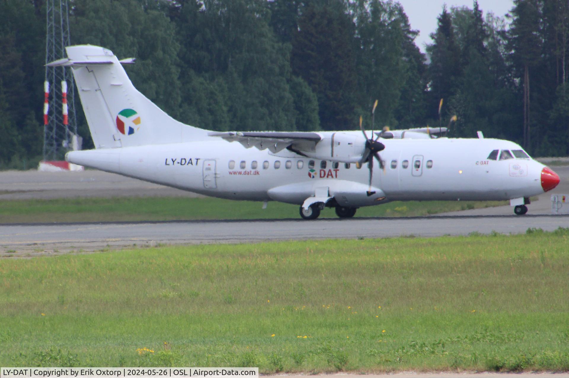 LY-DAT, 1994 ATR 42-500 C/N 445, LY-DAT in OSL