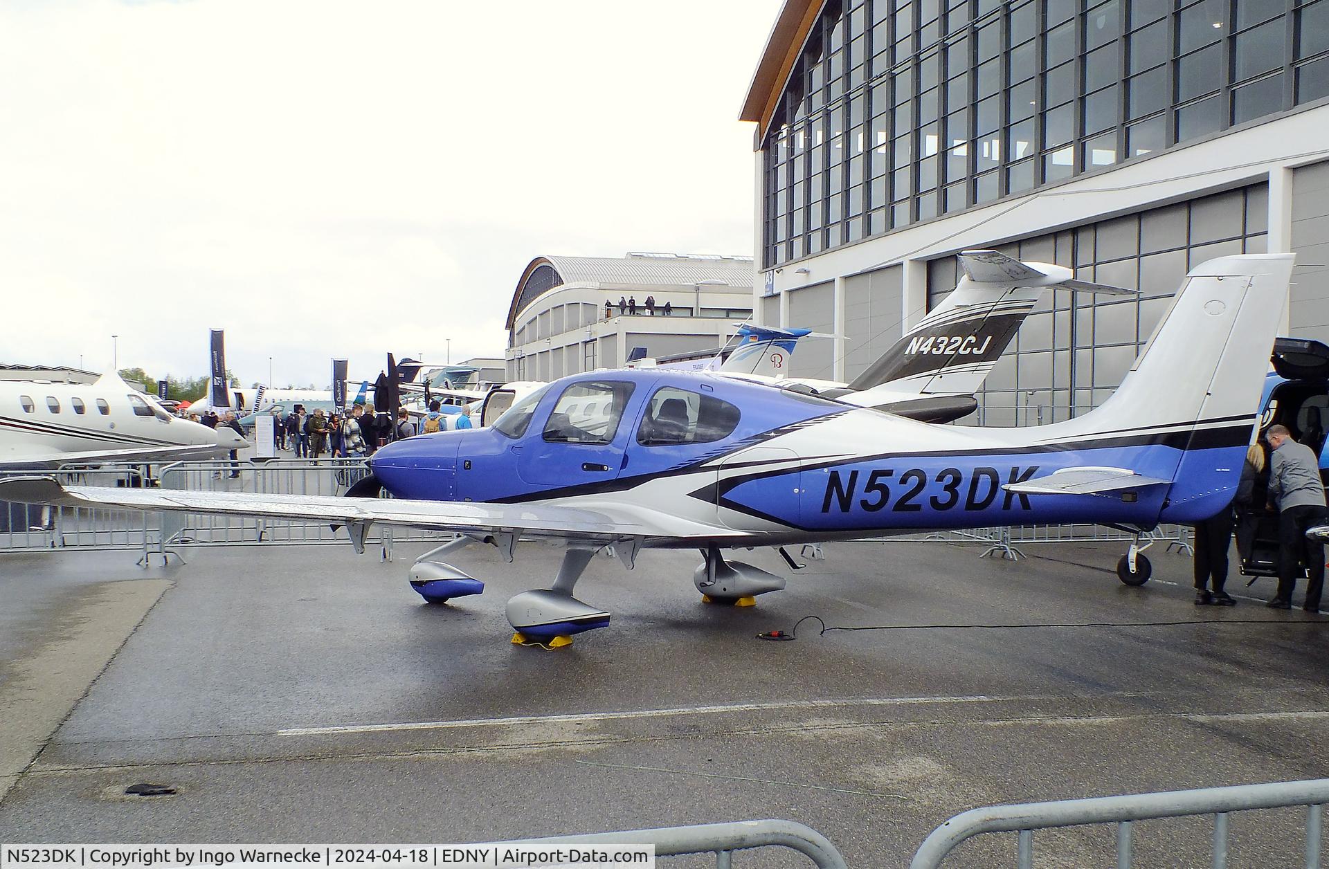N523DK, 2024 Cirrus SR22T C/N 9781, Cirrus SR22T at the AERO 2024, Friedrichshafen