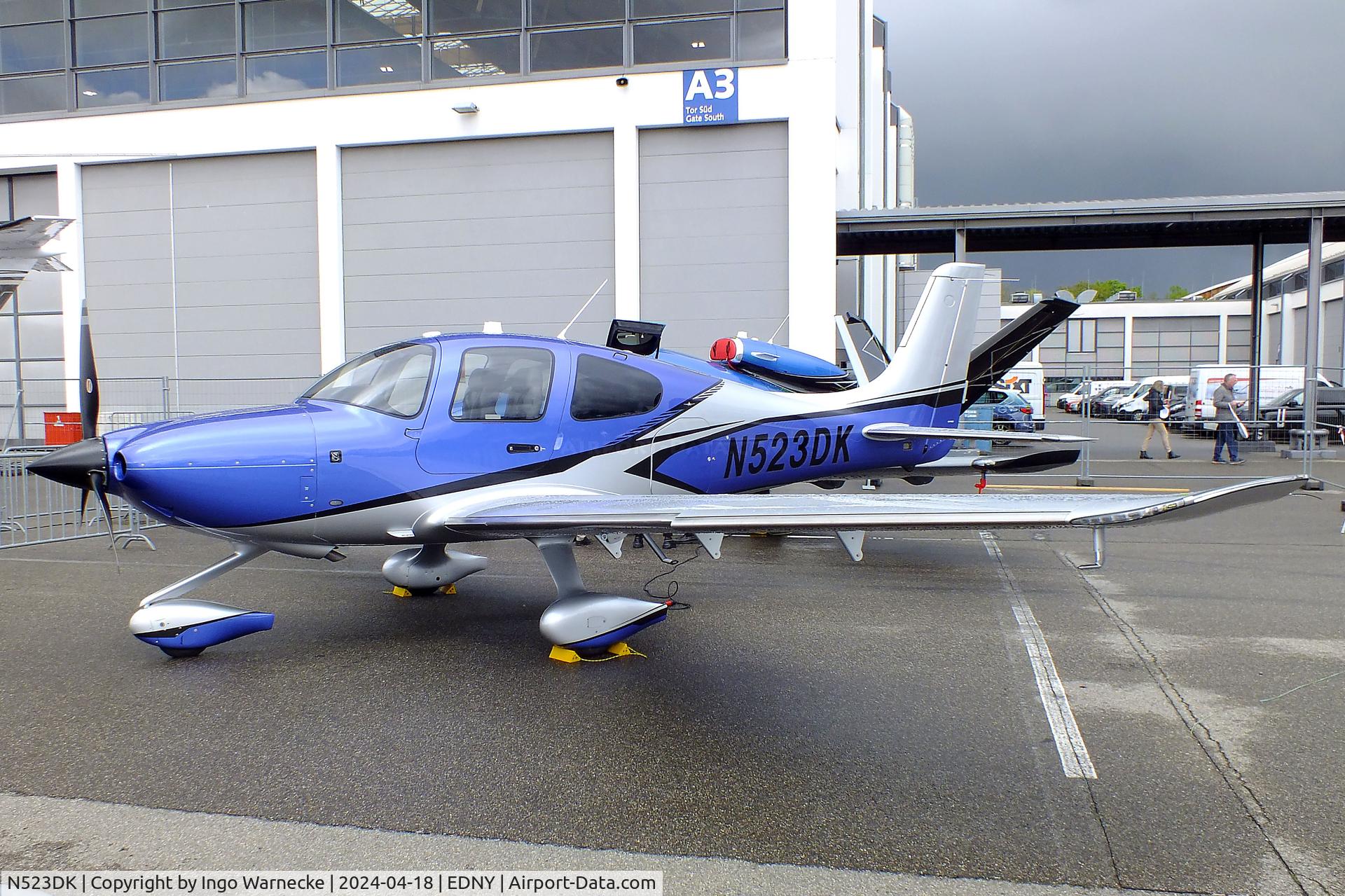 N523DK, 2024 Cirrus SR22T C/N 9781, Cirrus SR22T at the AERO 2024, Friedrichshafen