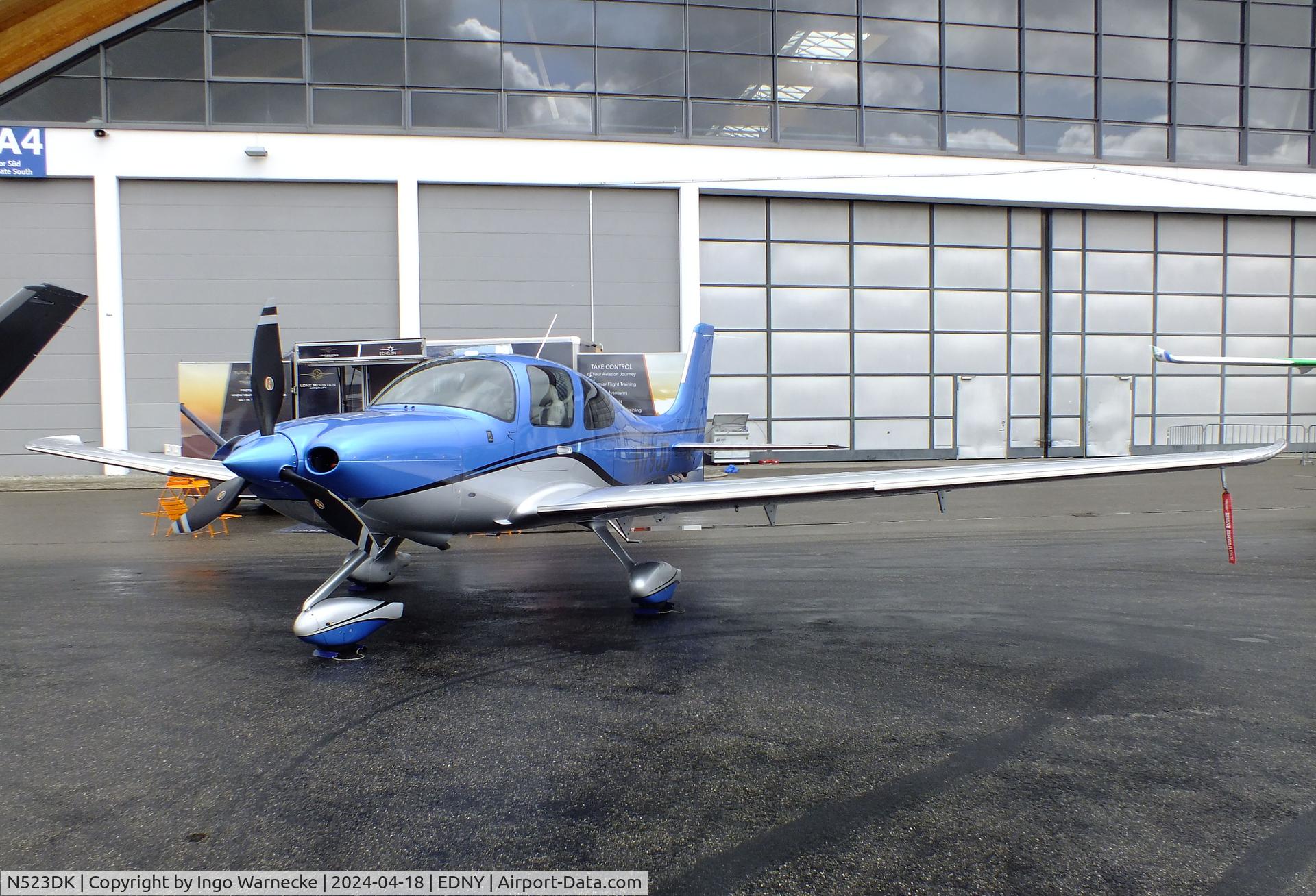 N523DK, 2024 Cirrus SR22T C/N 9781, Cirrus SR22T at the AERO 2024, Friedrichshafen