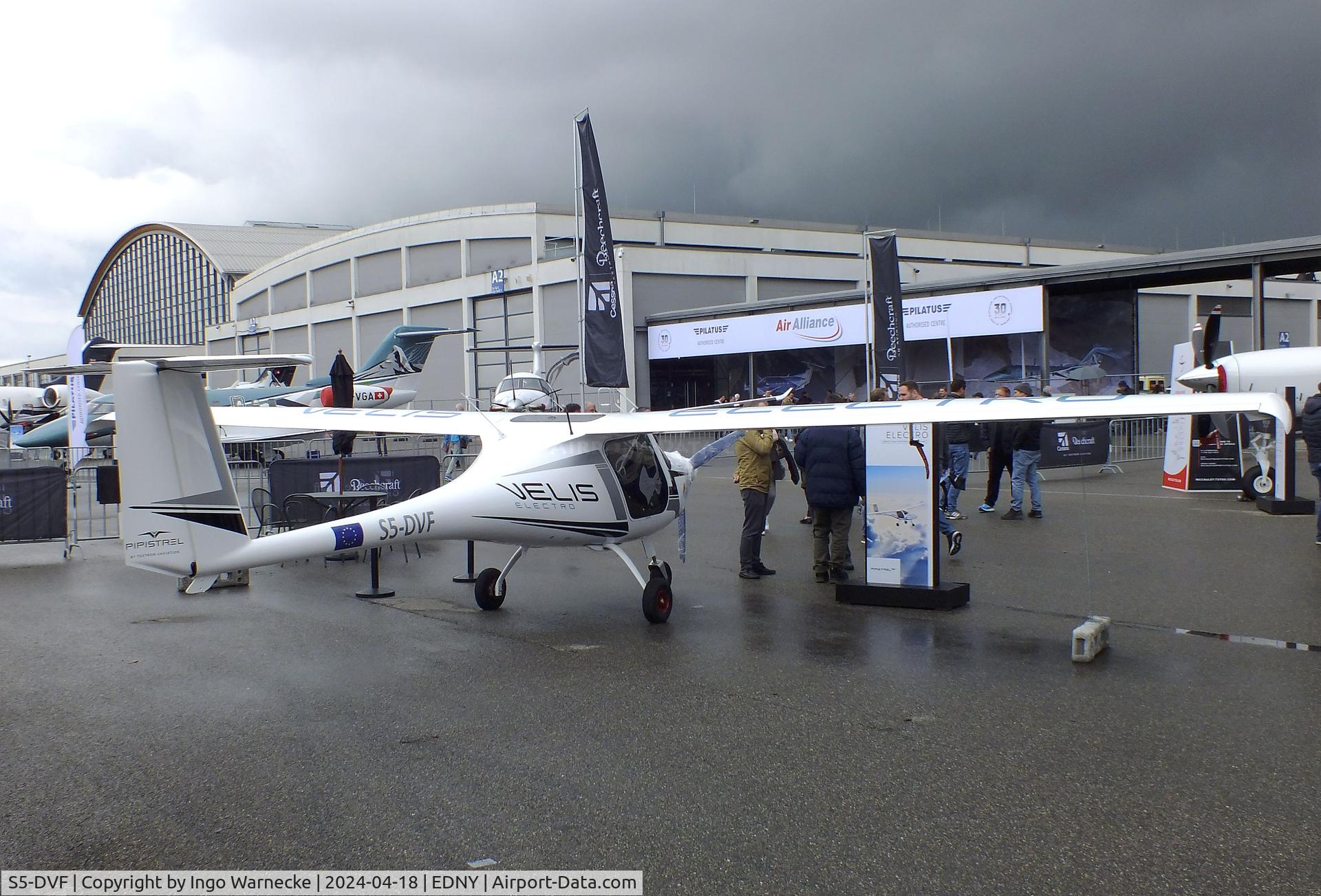 S5-DVF, Pipistrel SW 128 (Velis Electro) C/N not found_S5-DVF, Pipistrel SW 128 Velis Electro with electric motor at the AERO 2024, Friedrichshafen