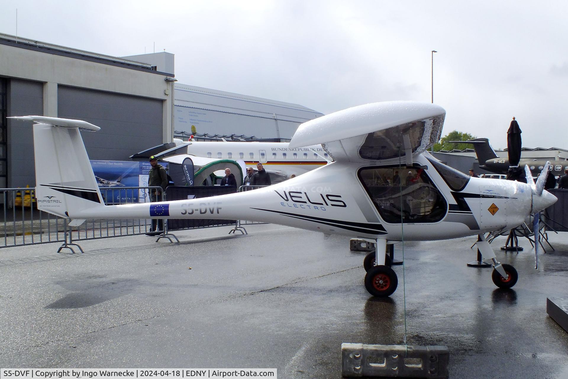 S5-DVF, Pipistrel SW 128 (Velis Electro) C/N not found_S5-DVF, Pipistrel SW 128 Velis Electro with electric motor at the AERO 2024, Friedrichshafen