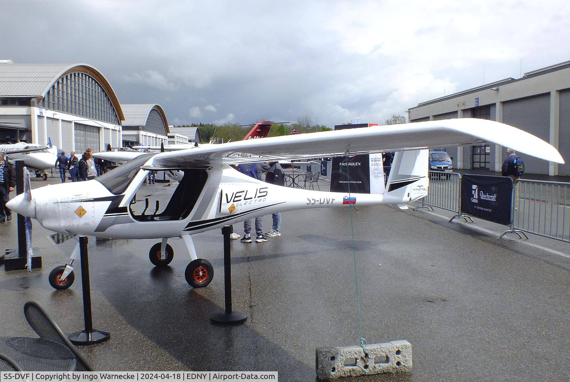 S5-DVF, Pipistrel SW 128 (Velis Electro) C/N not found_S5-DVF, Pipistrel SW 128 Velis Electro with electric motor at the AERO 2024, Friedrichshafen