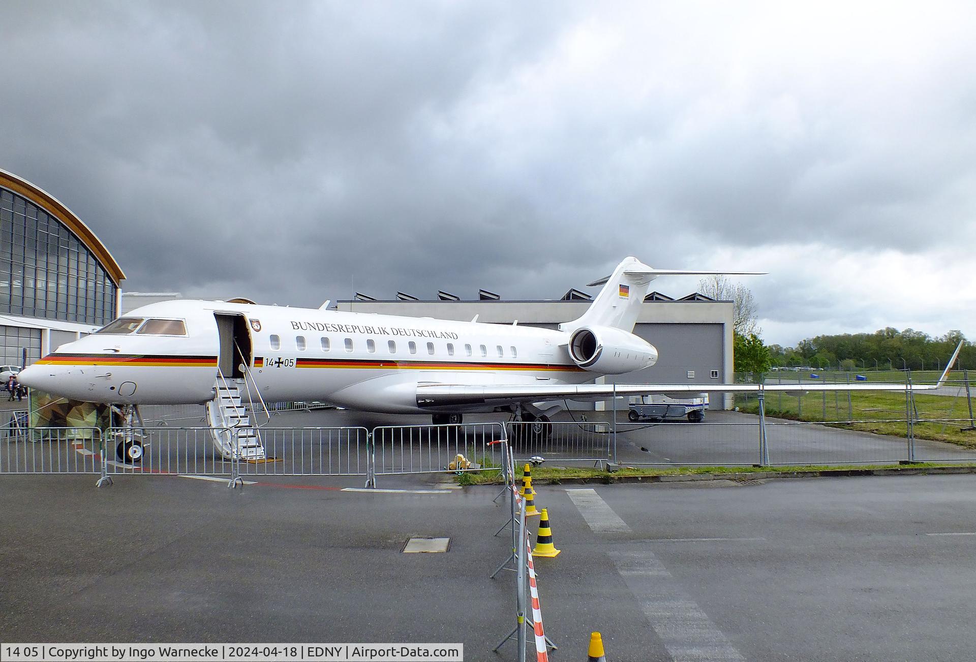 14 05, 2018 Bombardier BD-700-1A10 Global 6000 C/N 9859, Bombardier BD-700-1A10 Global 6000 at the AERO 2024, Friedrichshafen