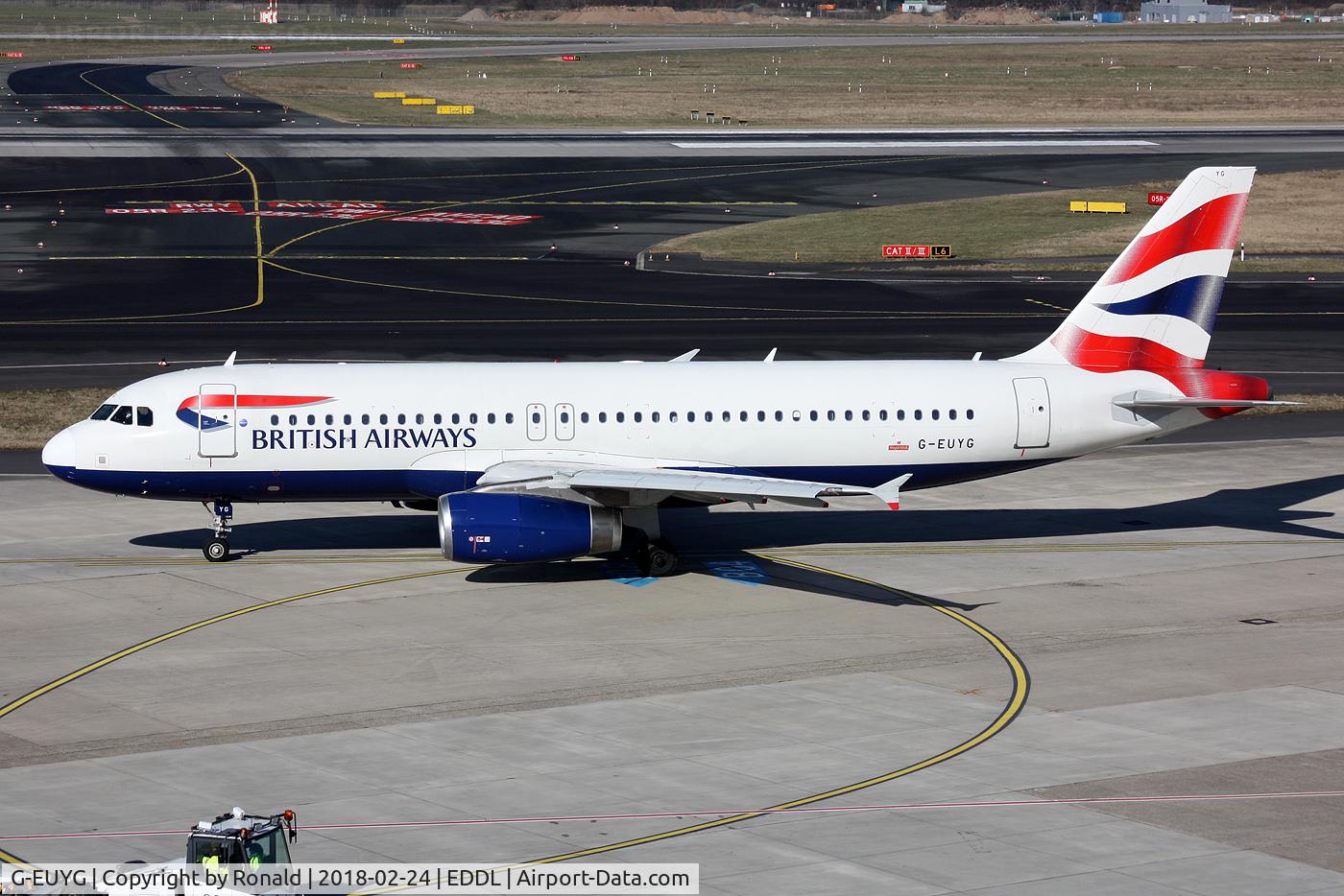 G-EUYG, 2010 Airbus A320-232 C/N 4238, at dus