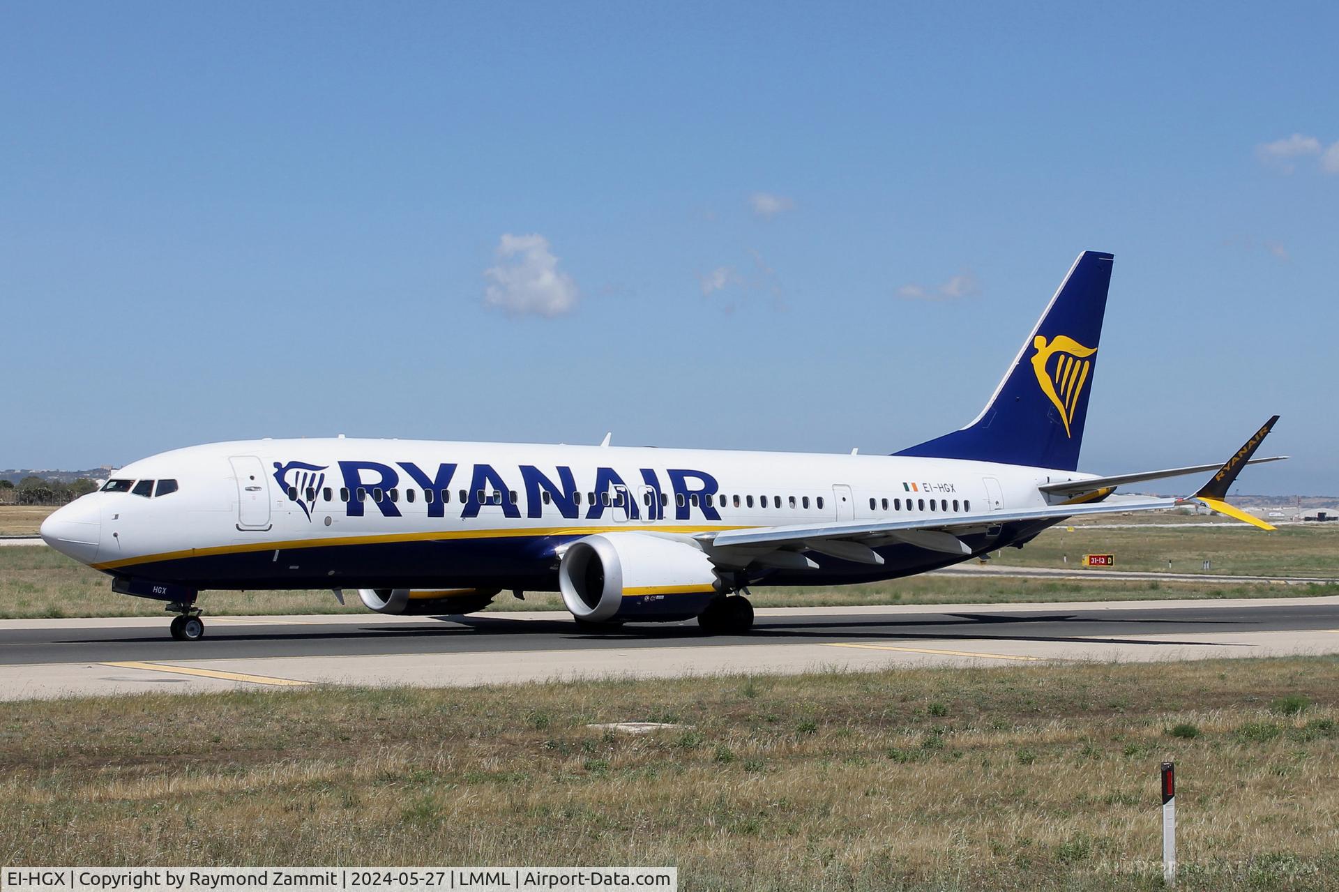 EI-HGX, 2022 Boeing 737-8-200 MAX C/N 62335, B737-8 MAX EI-HGX Ryanair