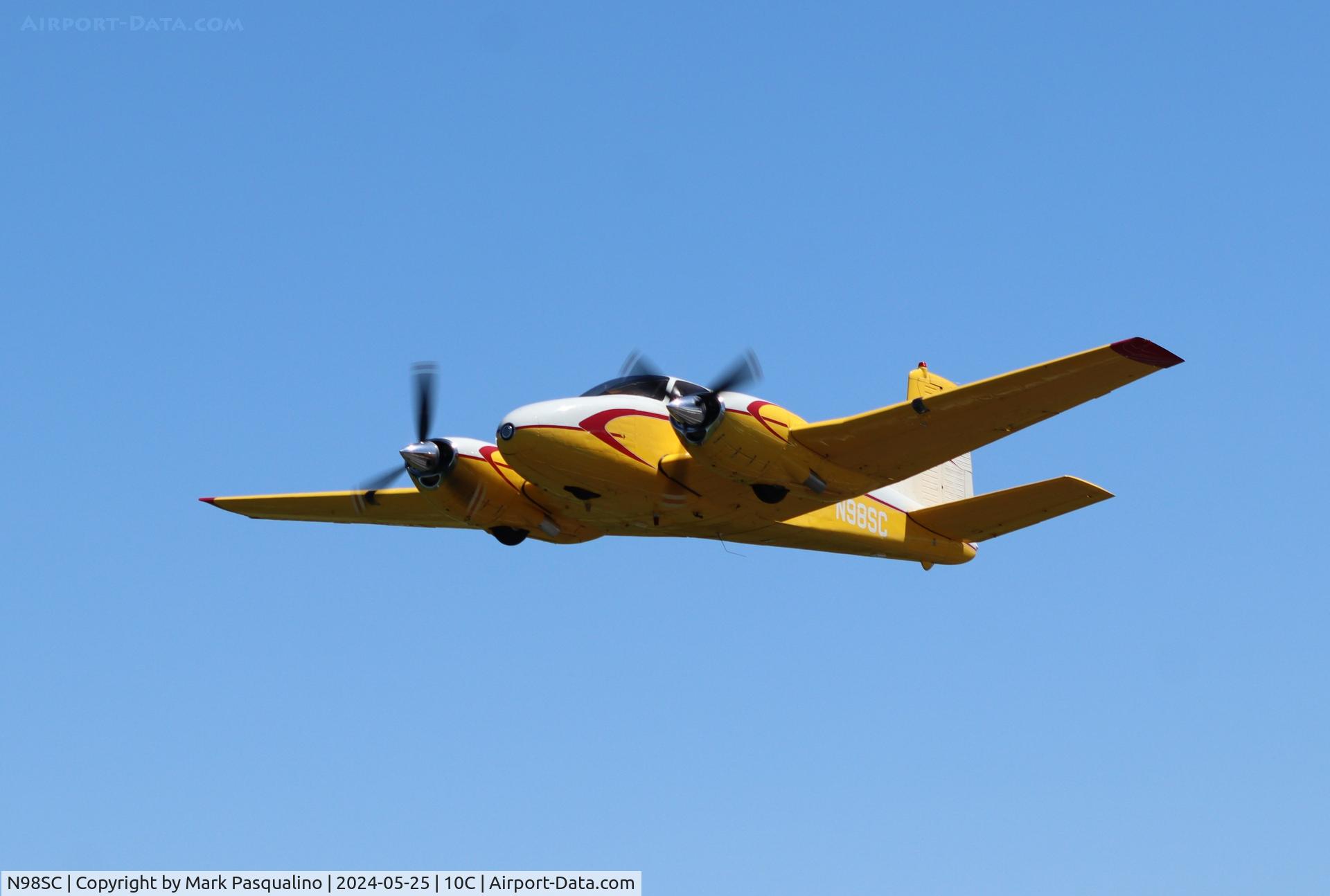 N98SC, 1960 Beech D50C Twin Bonanza C/N DH-276, Beech D50C