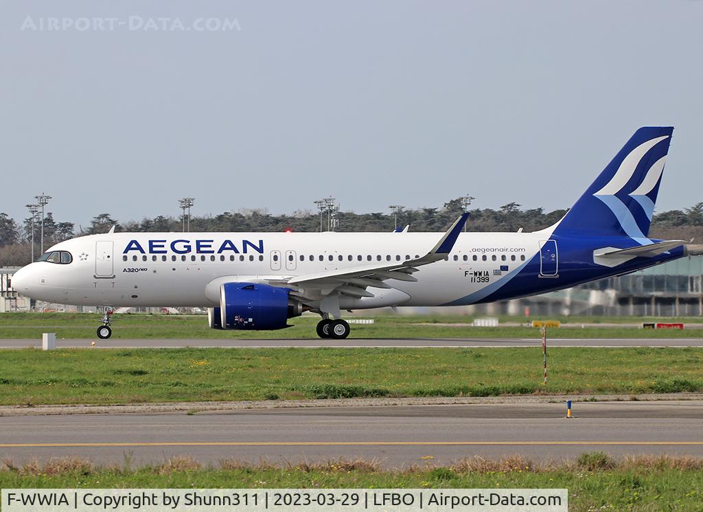 F-WWIA, 2023 Airbus A320-271N C/N 11399, C/n 11399 - To be SX-NEL