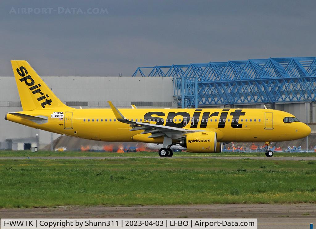 F-WWTK, 2023 Airbus A320-271N C/N 11394, C/n 11394 - To be N979NK