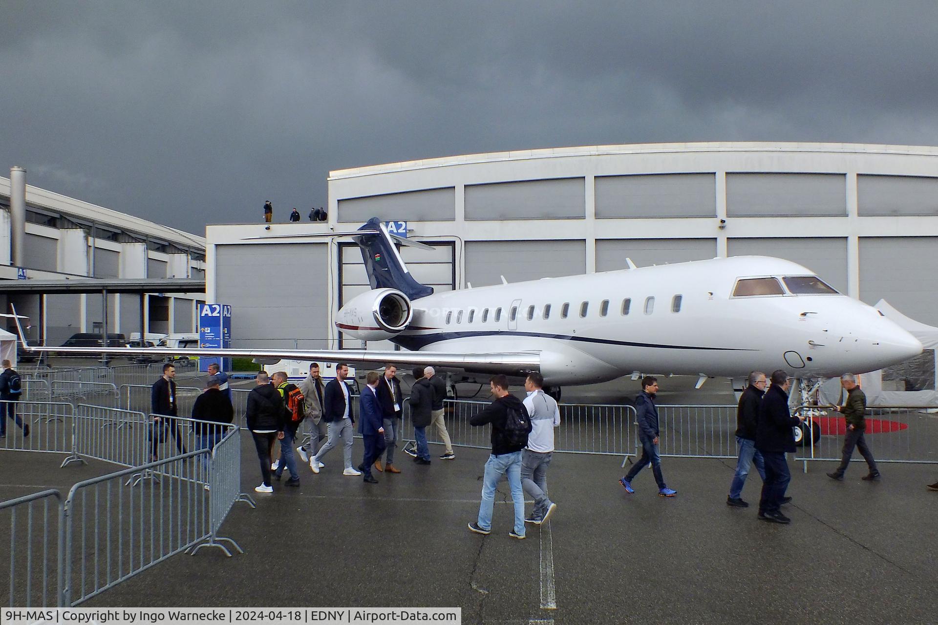 9H-MAS, 2021 Bombardier BD-700-1A11 Global 5500 C/N 60064, Gulfstream BD-700-1A11 Global 5500 at the AERO 2024, Friedrichshafen