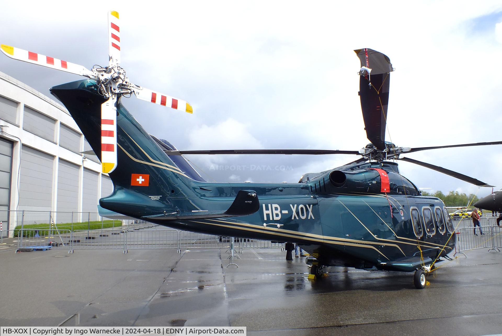 HB-XOX, 2024 Leonardo AW-139 C/N 32027, AgustaWestland (Leonardo) AW139 at the AERO 2024, Friedrichshafen