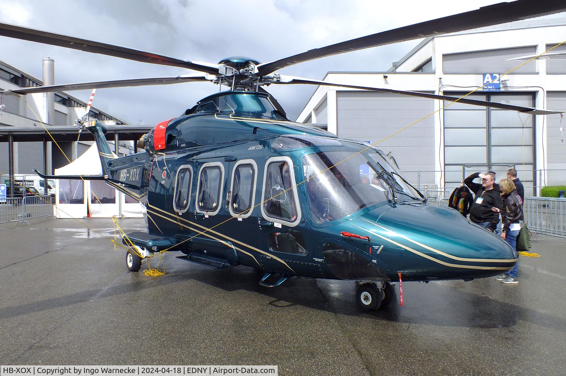 HB-XOX, 2024 Leonardo AW-139 C/N 32027, AgustaWestland (Leonardo) AW139 at the AERO 2024, Friedrichshafen