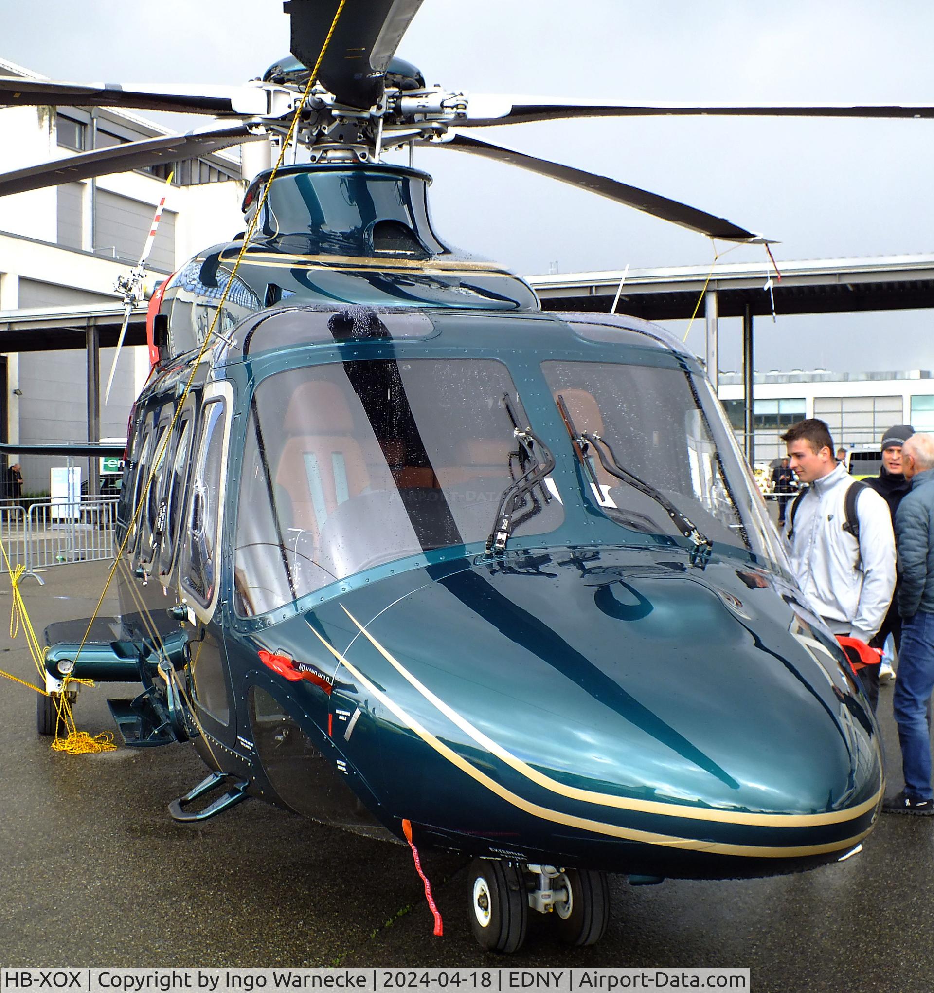 HB-XOX, 2024 Leonardo AW-139 C/N 32027, AgustaWestland (Leonardo) AW139 at the AERO 2024, Friedrichshafen