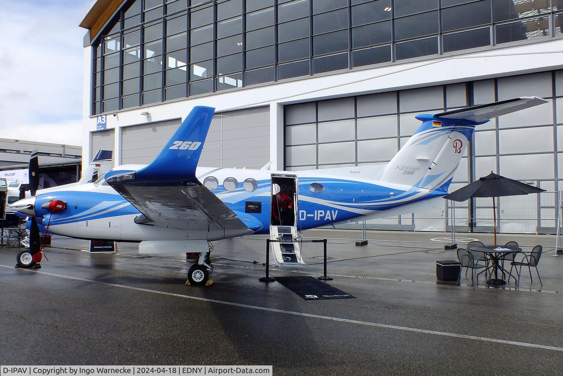 D-IPAV, 2023 Beechcraft B200GT Super King Air 260 C/N BY-454, Beechcraft B200GT Super King Air 260 at the AERO 2024, Friedrichshafen