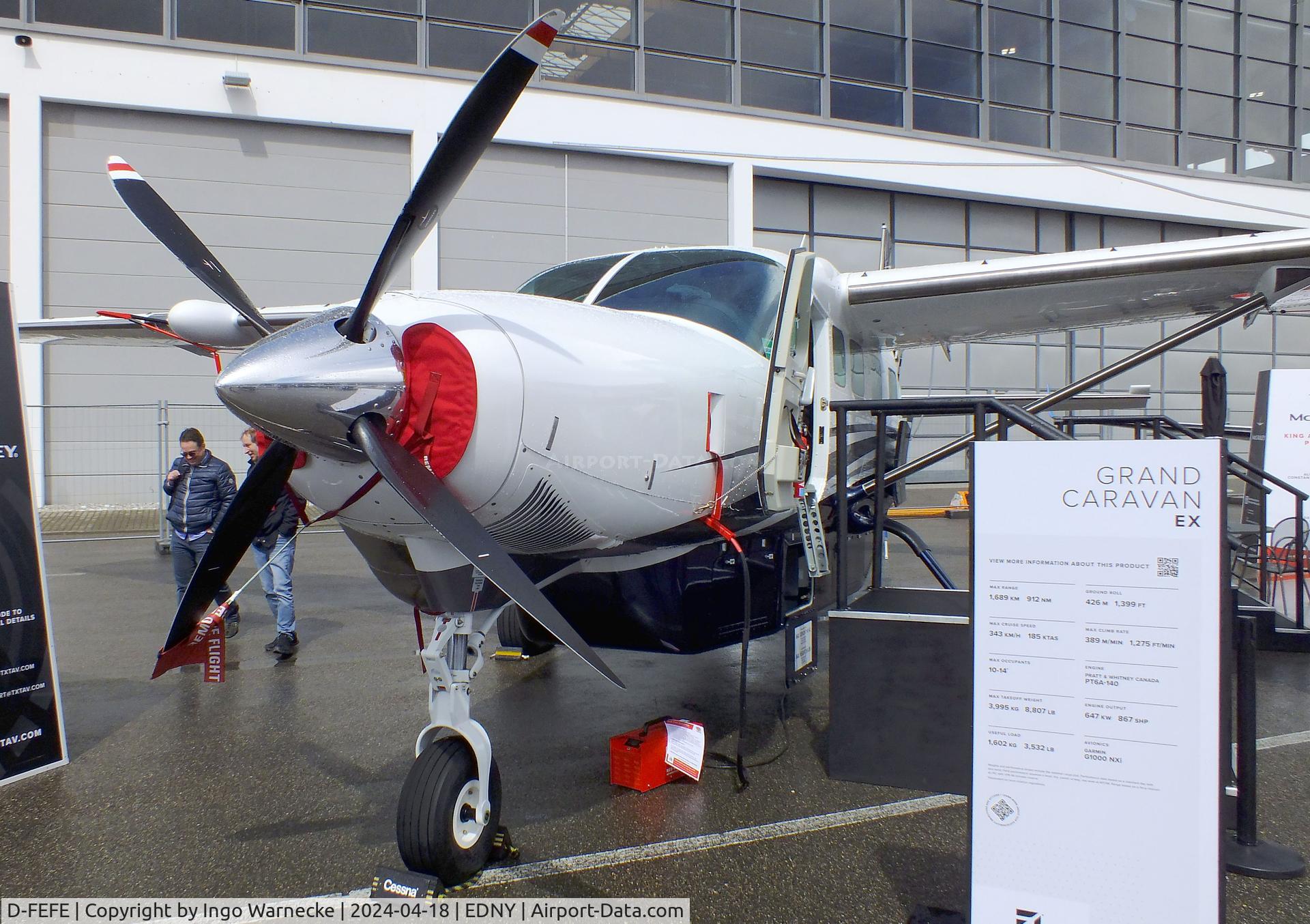 D-FEFE, 2022 Cessna 208B Grand Caravan EX C/N 208B5690, Cessna 208B Grand Caravan EX at the AERO 2024, Friedrichshafen