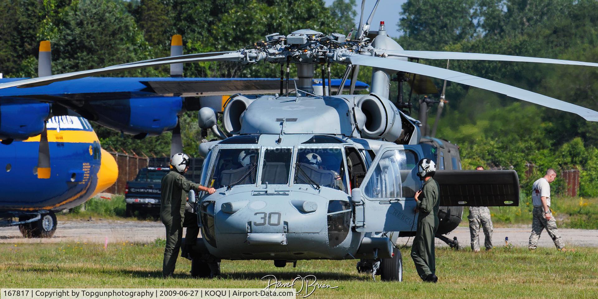 167817, 2008 Sikorsky MH-60S Knighthawk C/N 703030, Rescue Helo team preflight helo in case it's needed