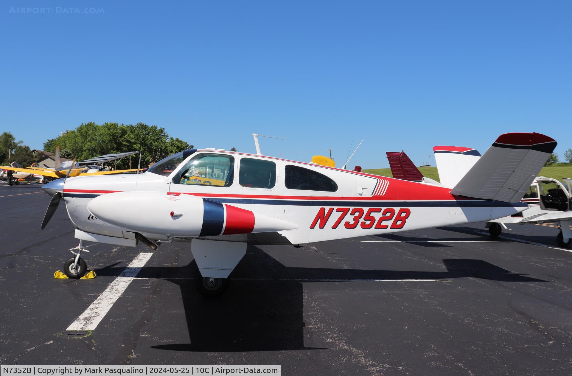 N7352B, 1956 Beech E35 C/N D-3815, Beech E35