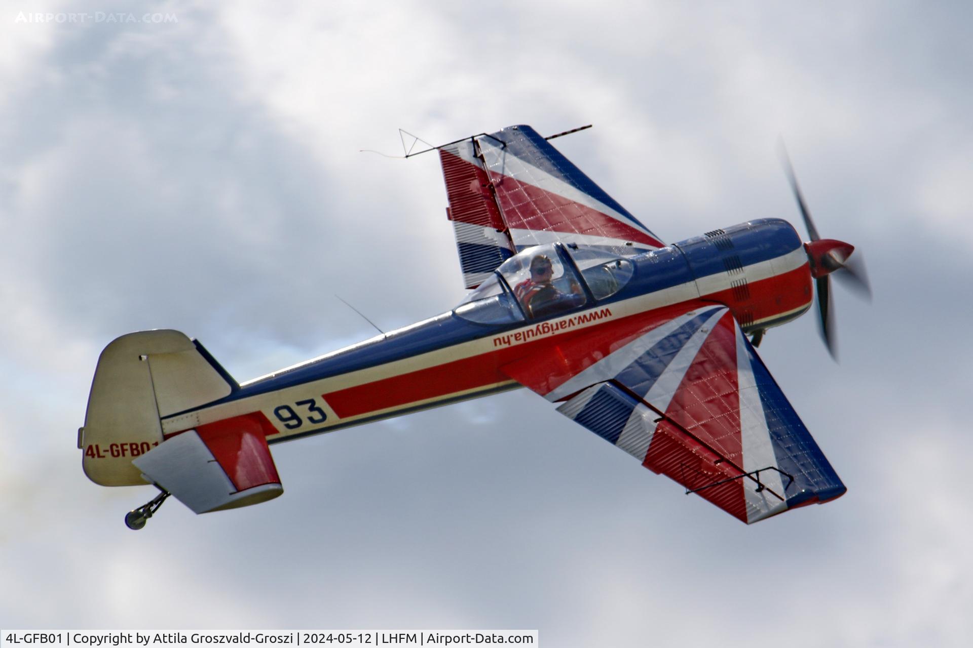 4L-GFB01, Yakovlev Yak-55 C/N 901010, LHFM - Fertöszentmiklós Meidl-Airport, Hungary - Skyview Airshow 2024