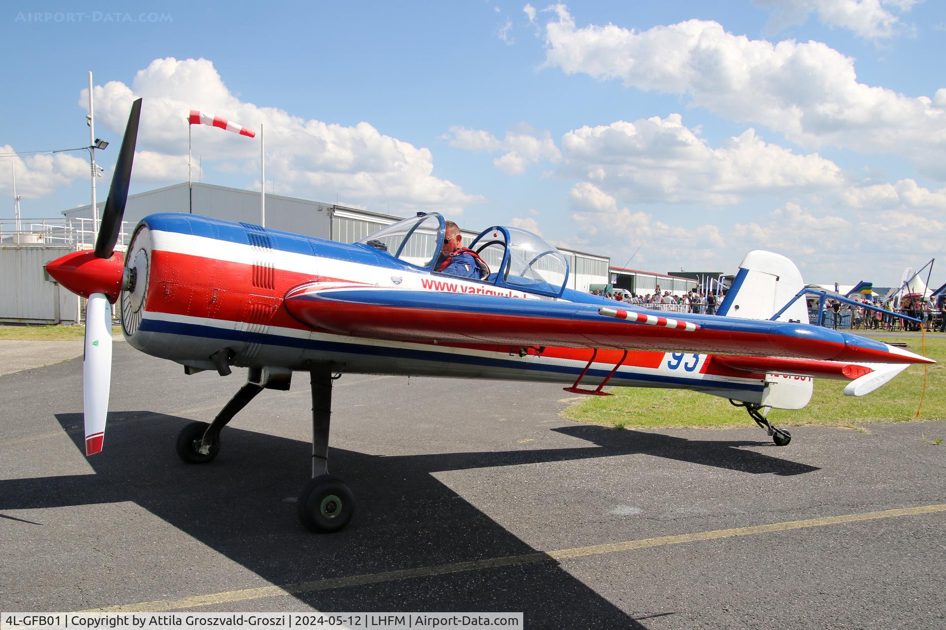 4L-GFB01, Yakovlev Yak-55 C/N 901010, LHFM - Fertöszentmiklós Meidl-Airport, Hungary - Skyview Airshow 2024